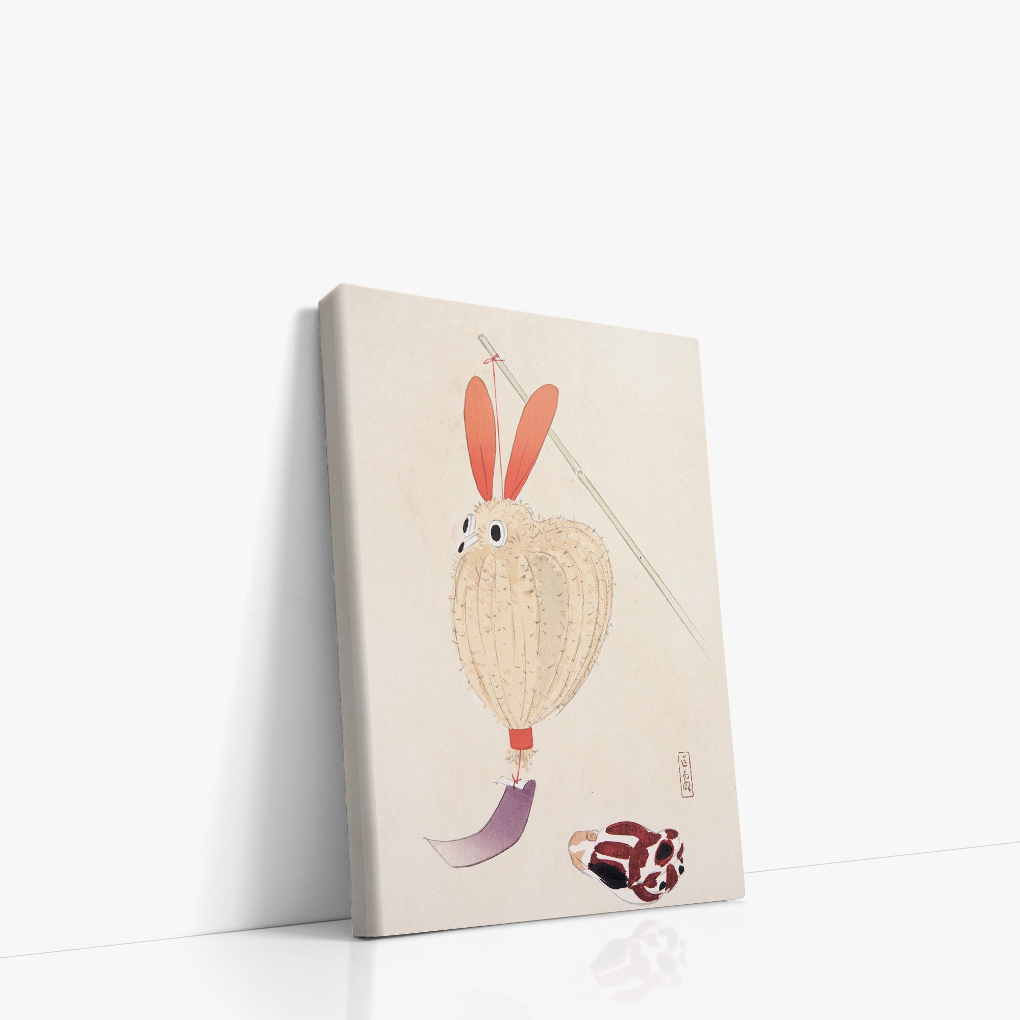 Kyosen’s Collected Illustrations of Japanese Toys Nr. 71 ("Whimsical Lantern Bunny")