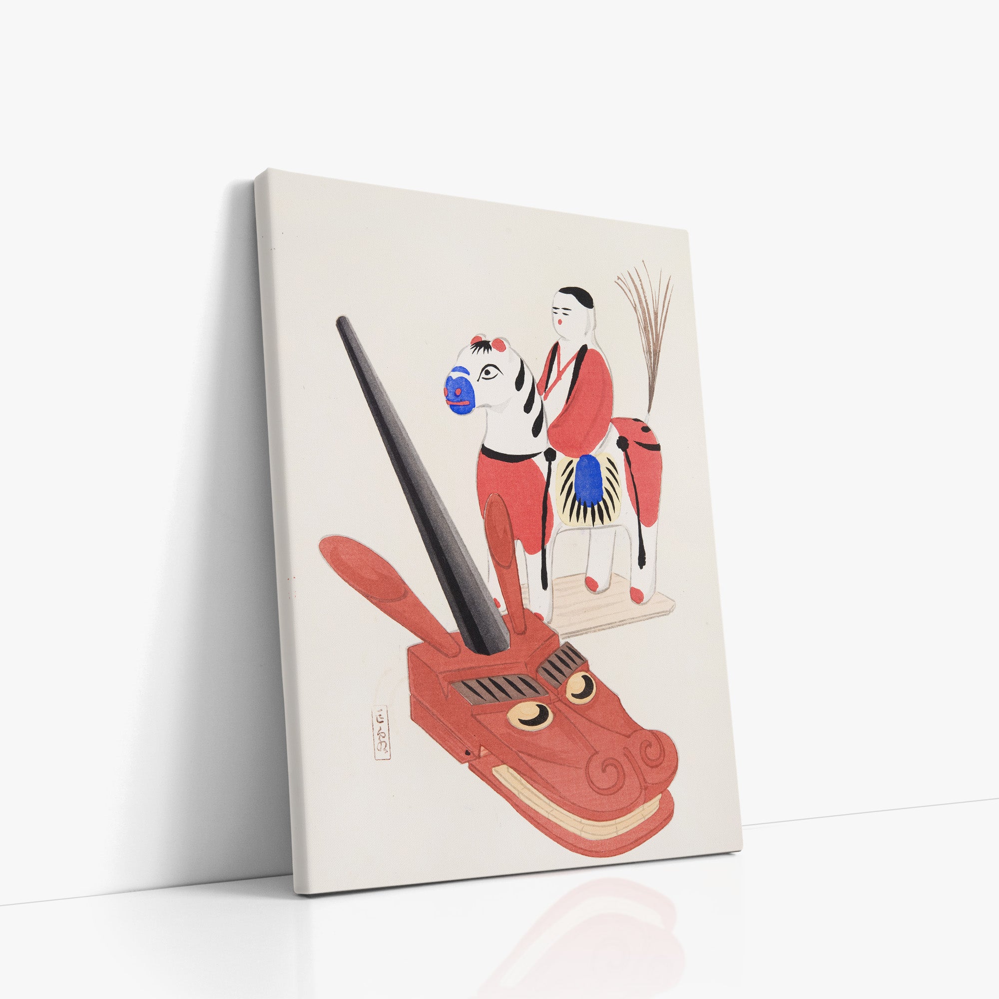 Kyosen's Collected Illustrations of Japanese Toys Nr. 73 ("Giocattoli popolari orientali")