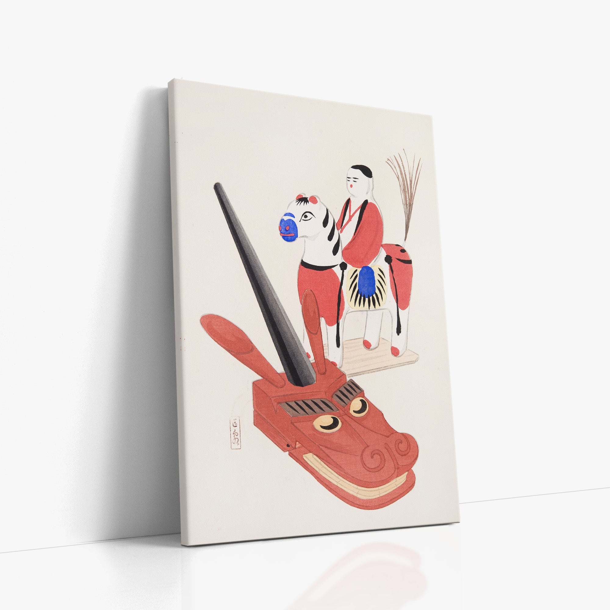 Kyosen's Collected Illustrations of Japanese Toys Nr. 73 ("Giocattoli popolari orientali")