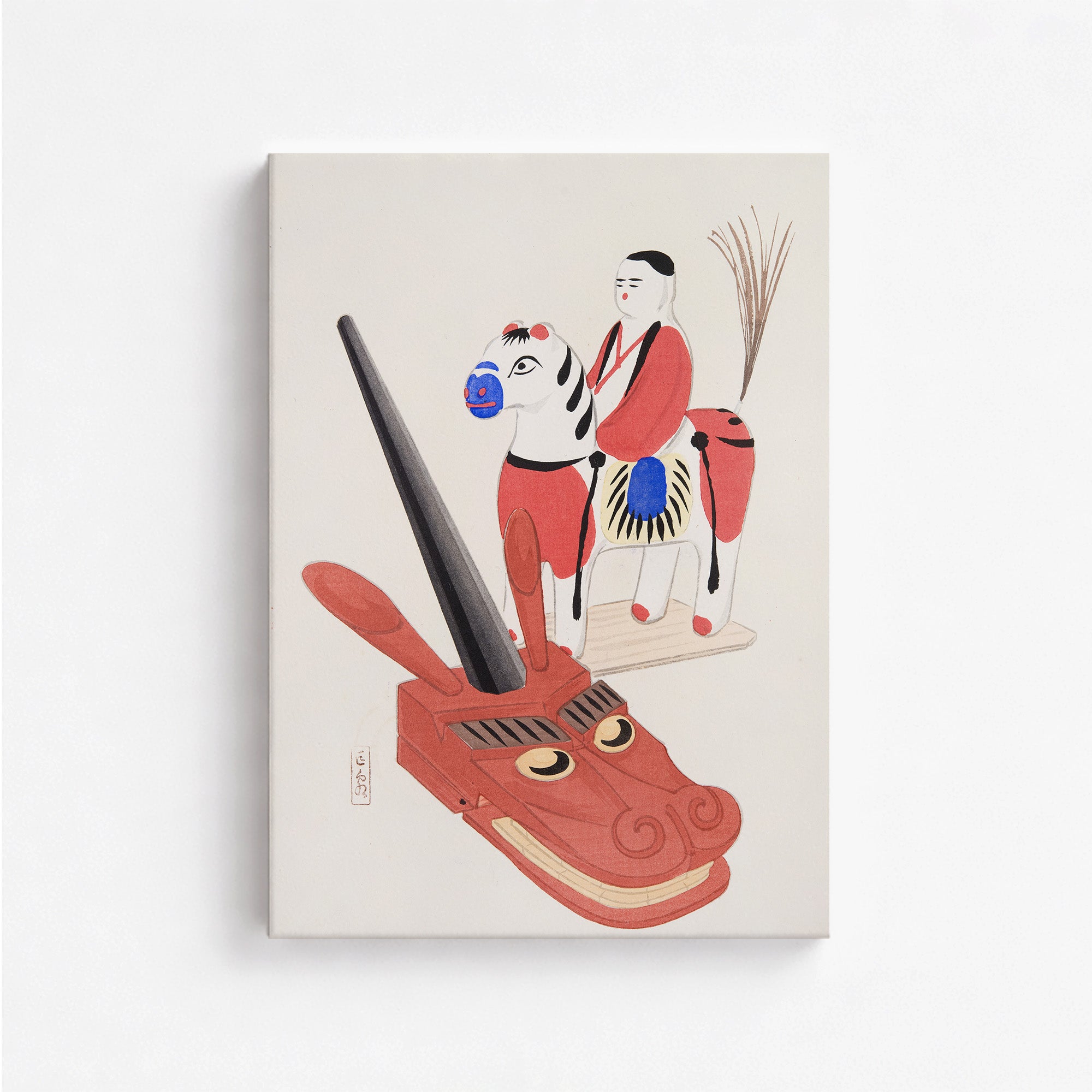 Kyosen's Collected Illustrations of Japanese Toys Nr. 73 ("Giocattoli popolari orientali")