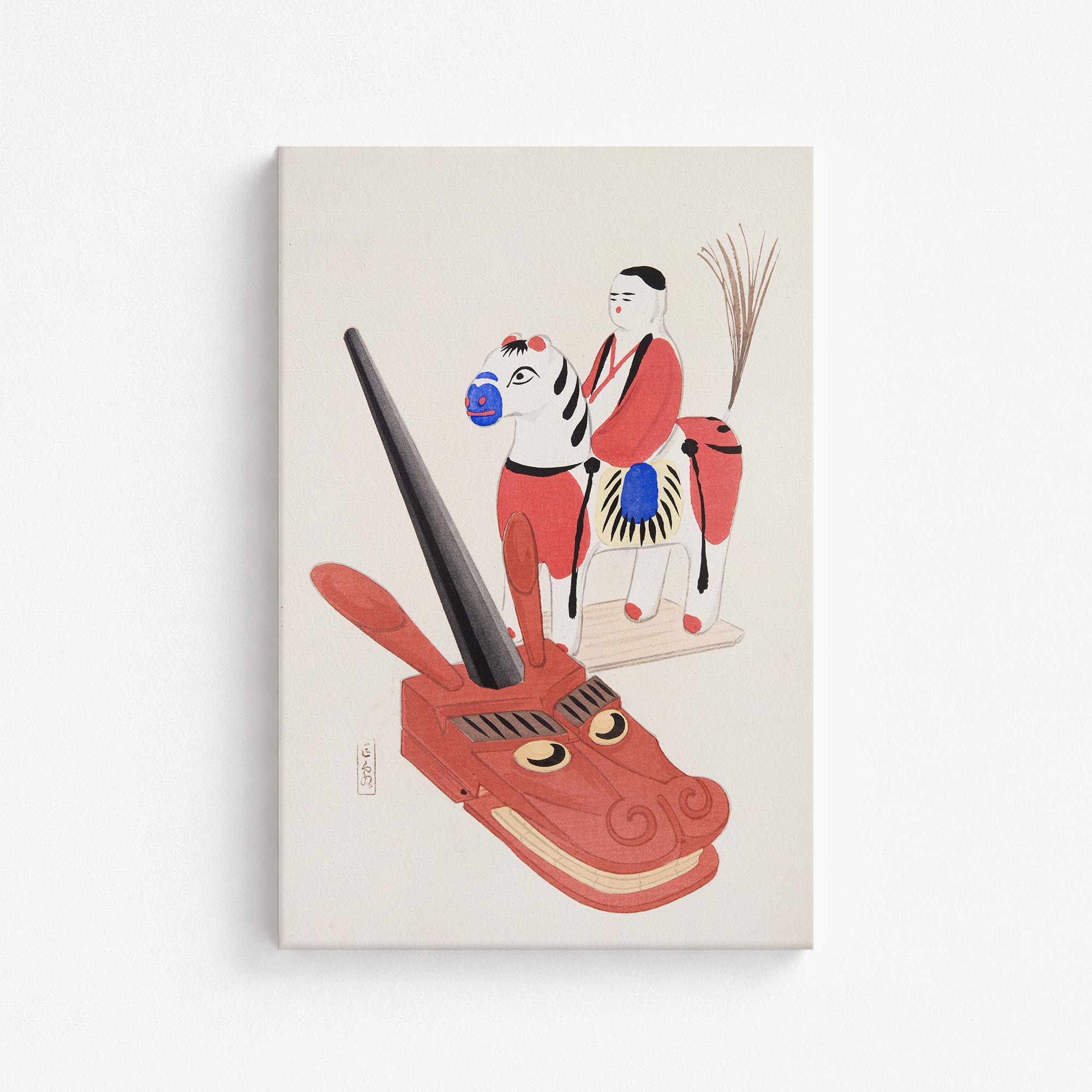 Kyosen's Collected Illustrations of Japanese Toys Nr. 73 ("Giocattoli popolari orientali")