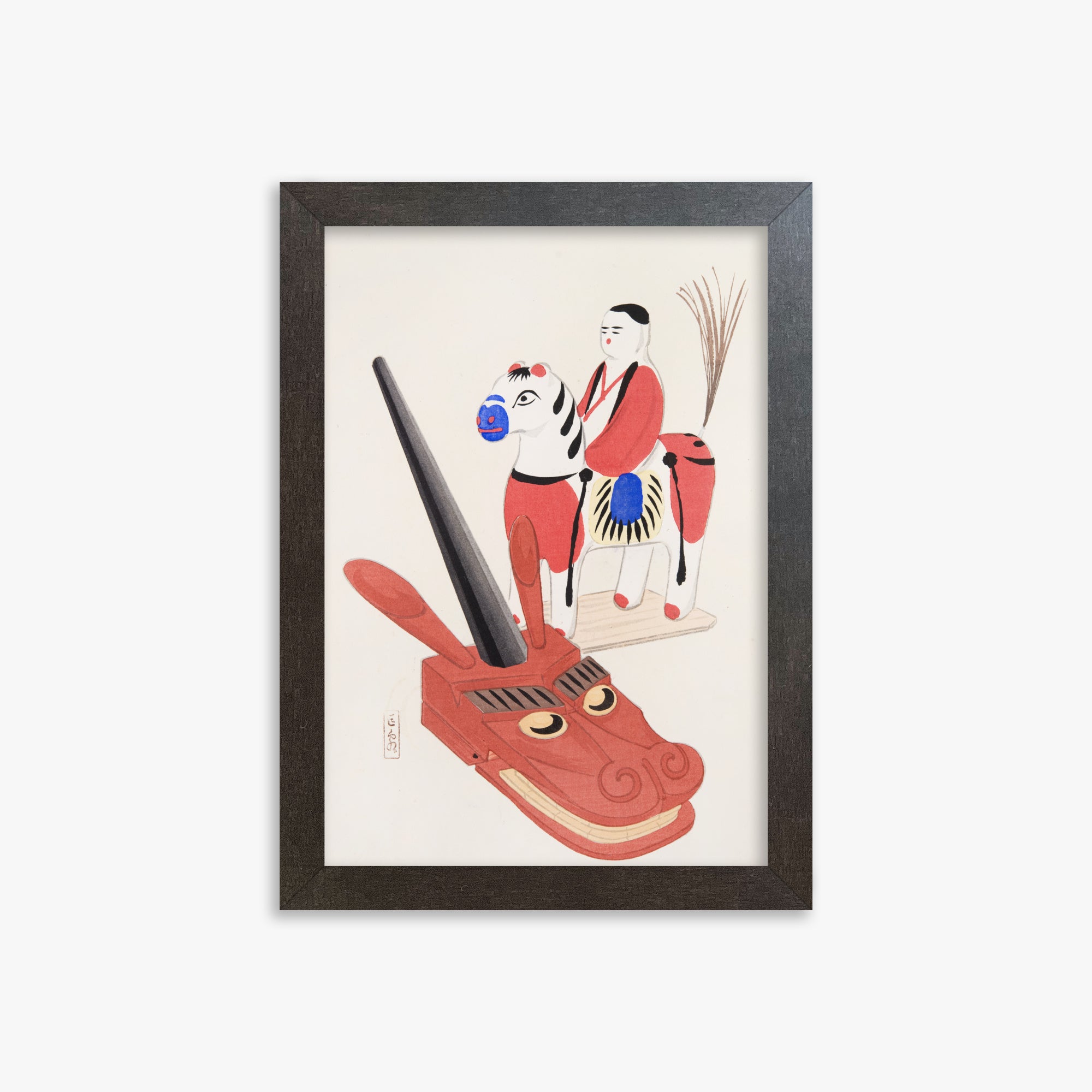 Kyosen's Collected Illustrations of Japanese Toys Nr. 73 ("Giocattoli popolari orientali")