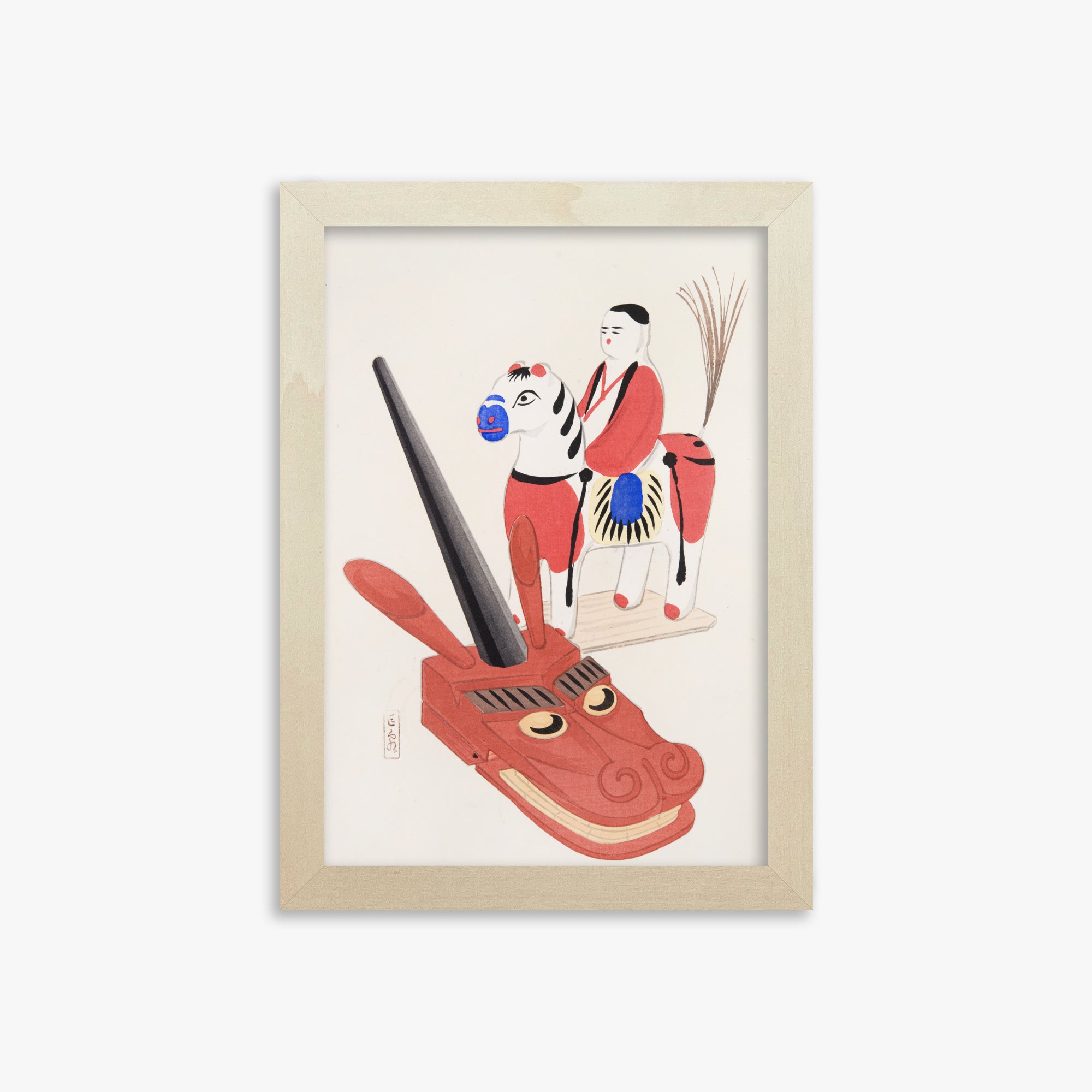 Kyosen's Collected Illustrations of Japanese Toys Nr. 73 ("Giocattoli popolari orientali")
