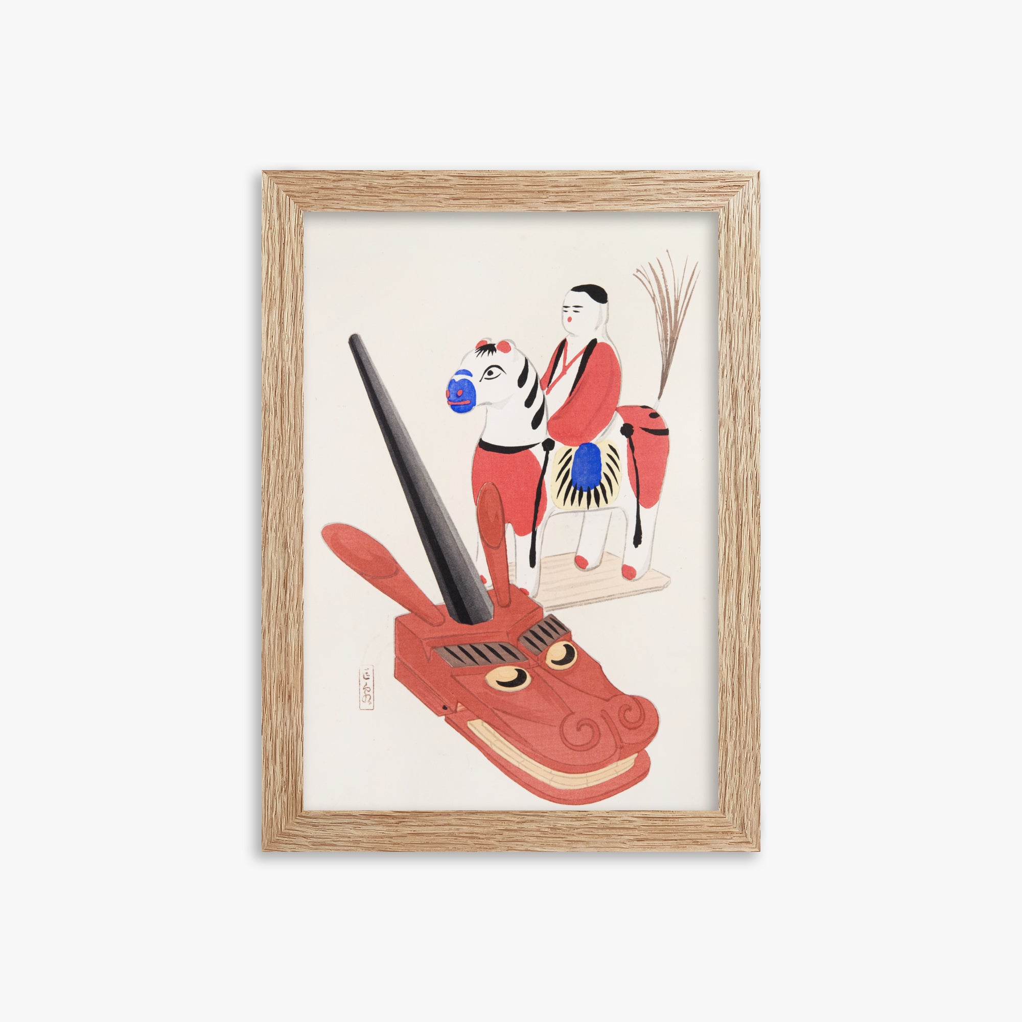 Kyosen's Collected Illustrations of Japanese Toys Nr. 73 ("Giocattoli popolari orientali")
