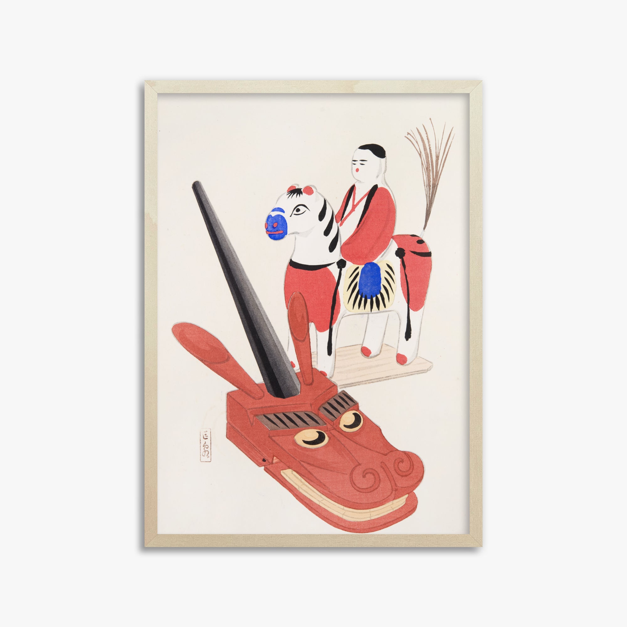 Kyosen's Collected Illustrations of Japanese Toys Nr. 73 ("Giocattoli popolari orientali")