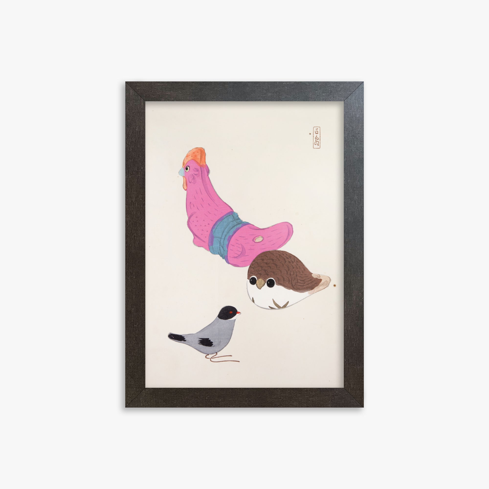 Kyosen's Collected Illustrations of Japanese Toys Nr. 75 ("Avian Gathering")