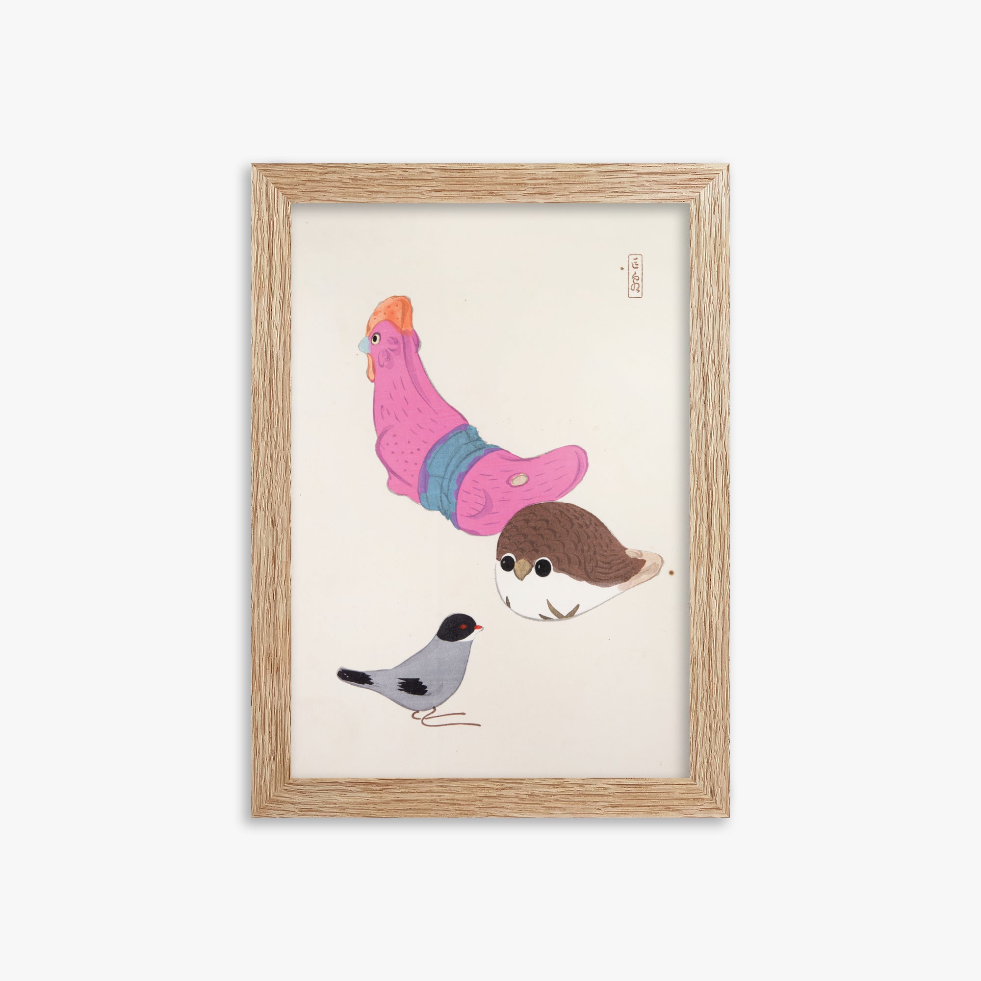 Kyosen's Collected Illustrations of Japanese Toys Nr. 75 ("Avian Gathering")