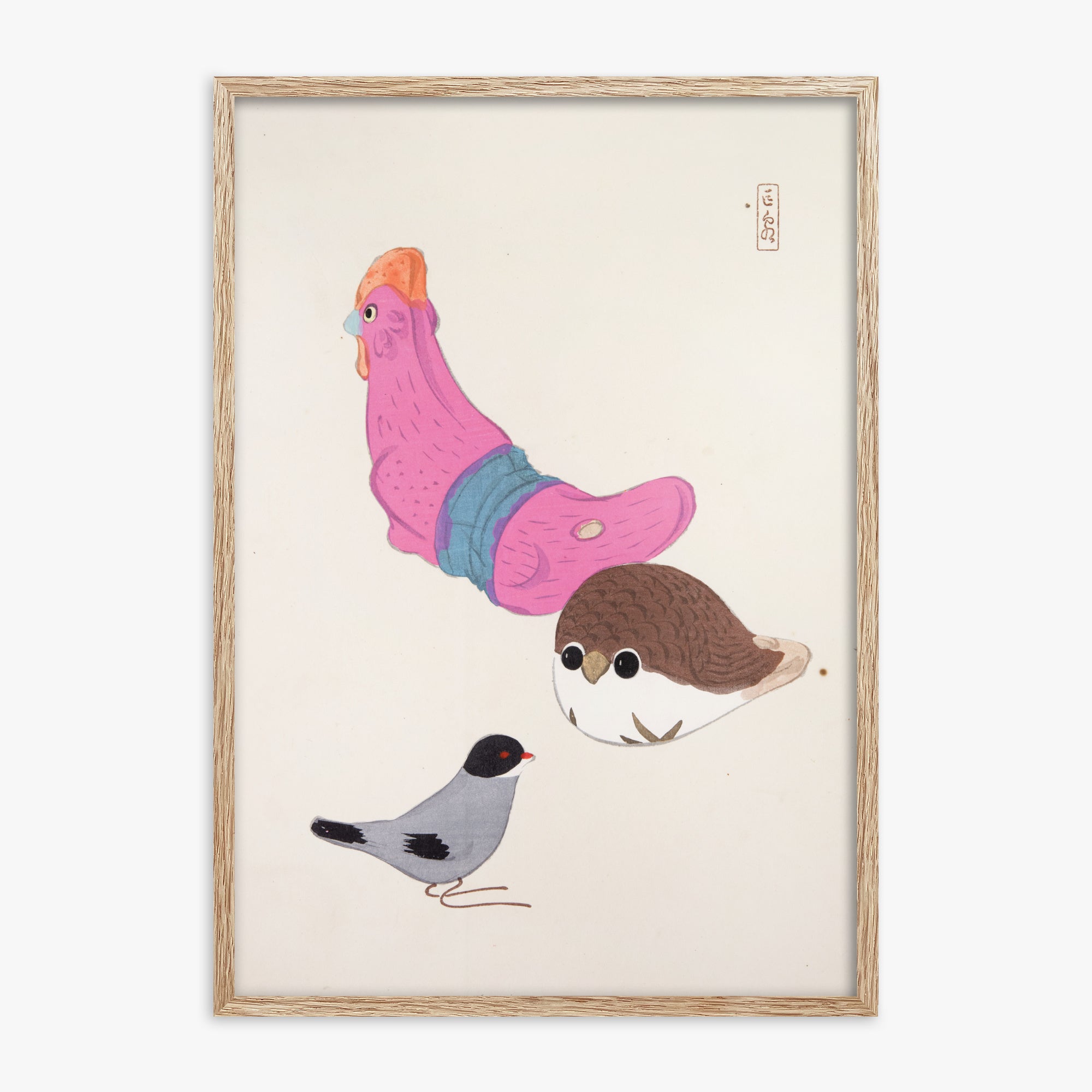Kyosen's Collected Illustrations of Japanese Toys Nr. 75 ("Avian Gathering")
