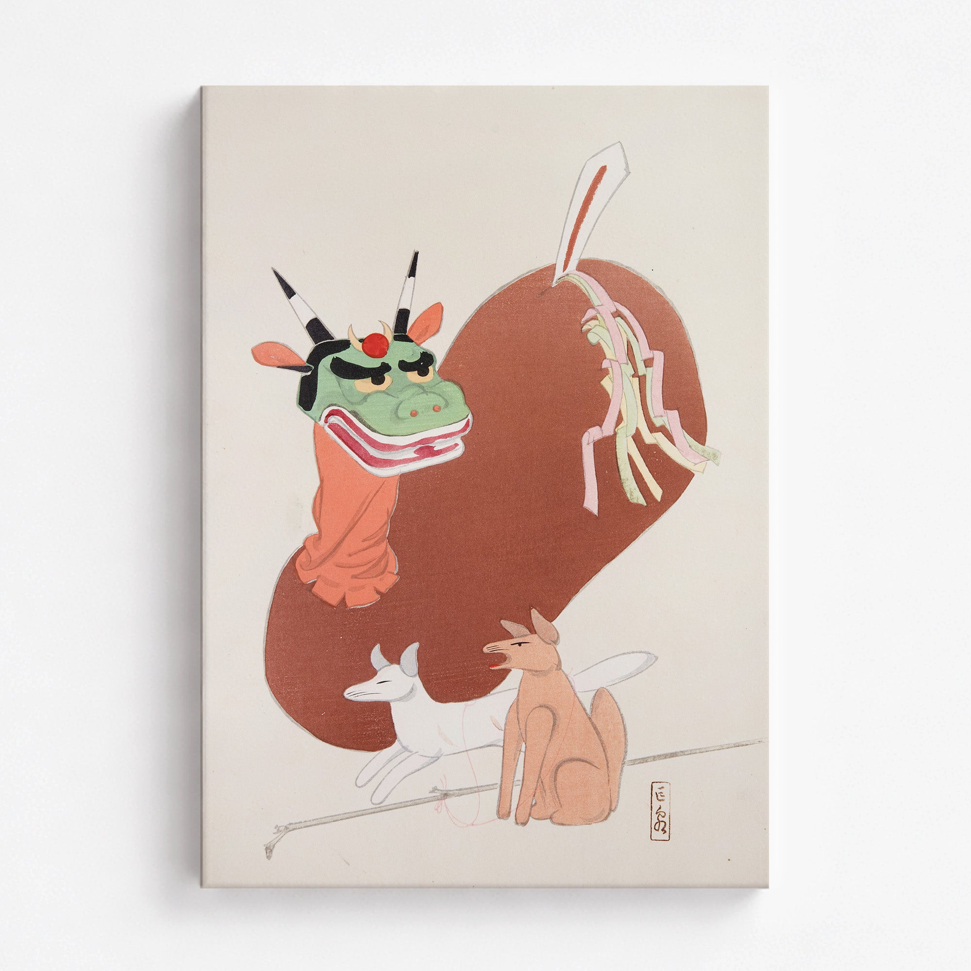 Kyosen's Collected Illustrations of Japanese Toys Nr. 79 ("Mythical Companions")