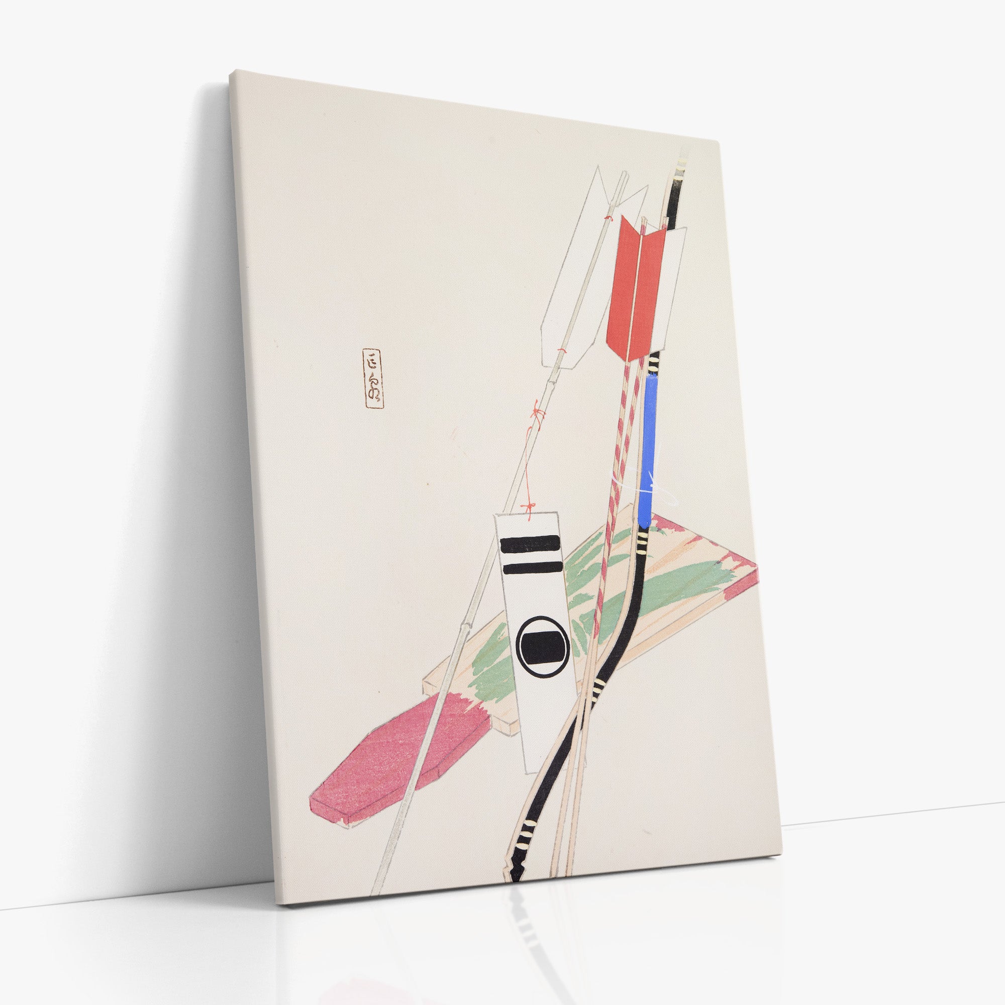 Kyosen’s Collected Illustrations of Japanese Toys Nr. 80 ("Traditional Bow Game")