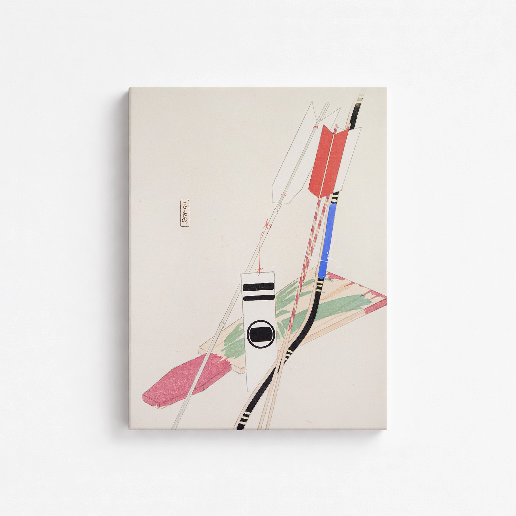 Kyosen’s Collected Illustrations of Japanese Toys Nr. 80 ("Traditional Bow Game")