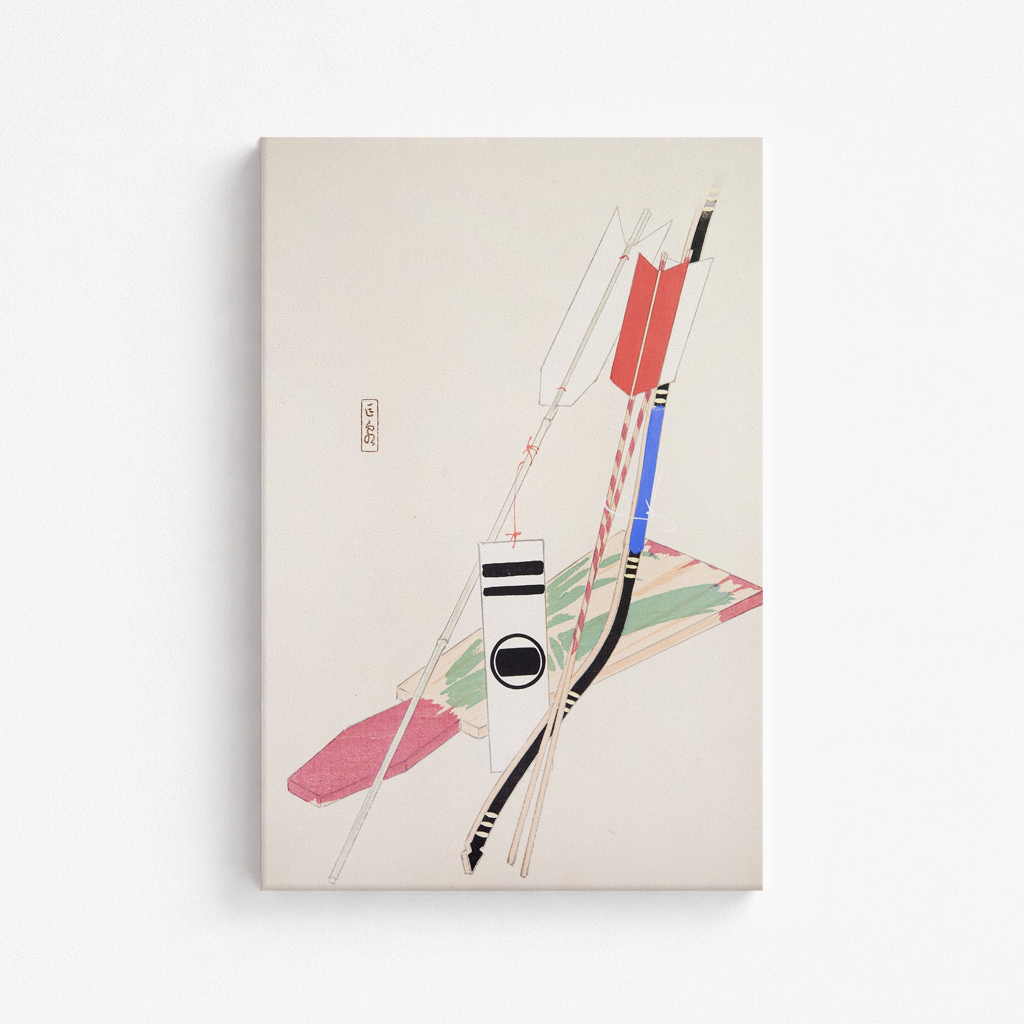 Kyosen’s Collected Illustrations of Japanese Toys Nr. 80 ("Traditional Bow Game")