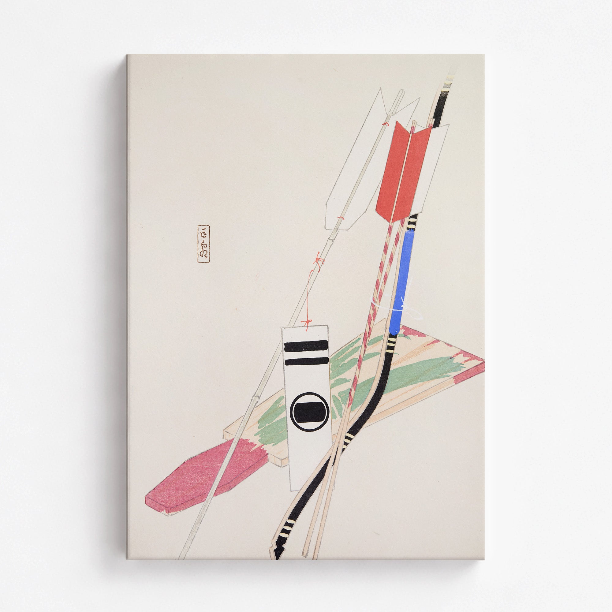 Kyosen’s Collected Illustrations of Japanese Toys Nr. 80 ("Traditional Bow Game")