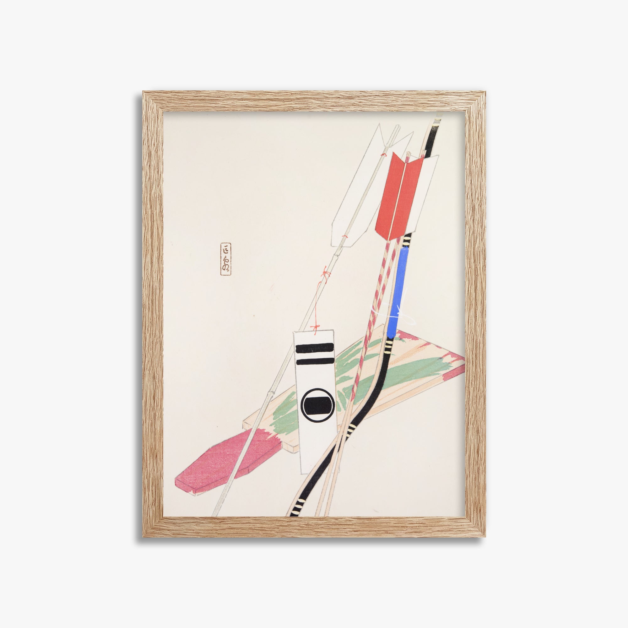 Kyosen's Collected Illustrations of Japanese Toys Nr. 80 ("Traditional Bow Game")