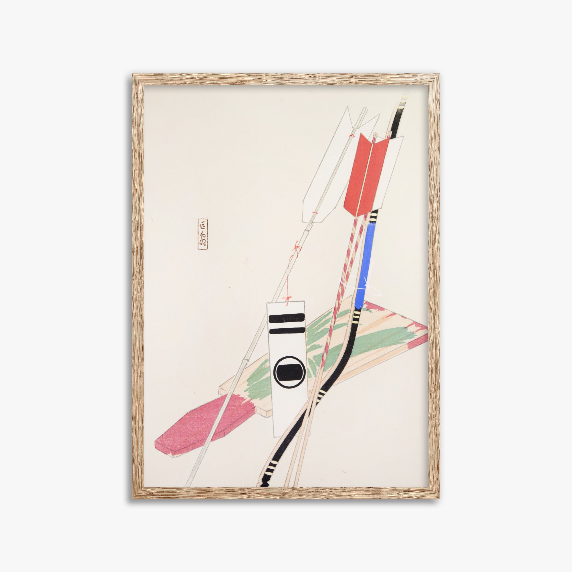 Kyosen's Collected Illustrations of Japanese Toys Nr. 80 ("Traditional Bow Game")