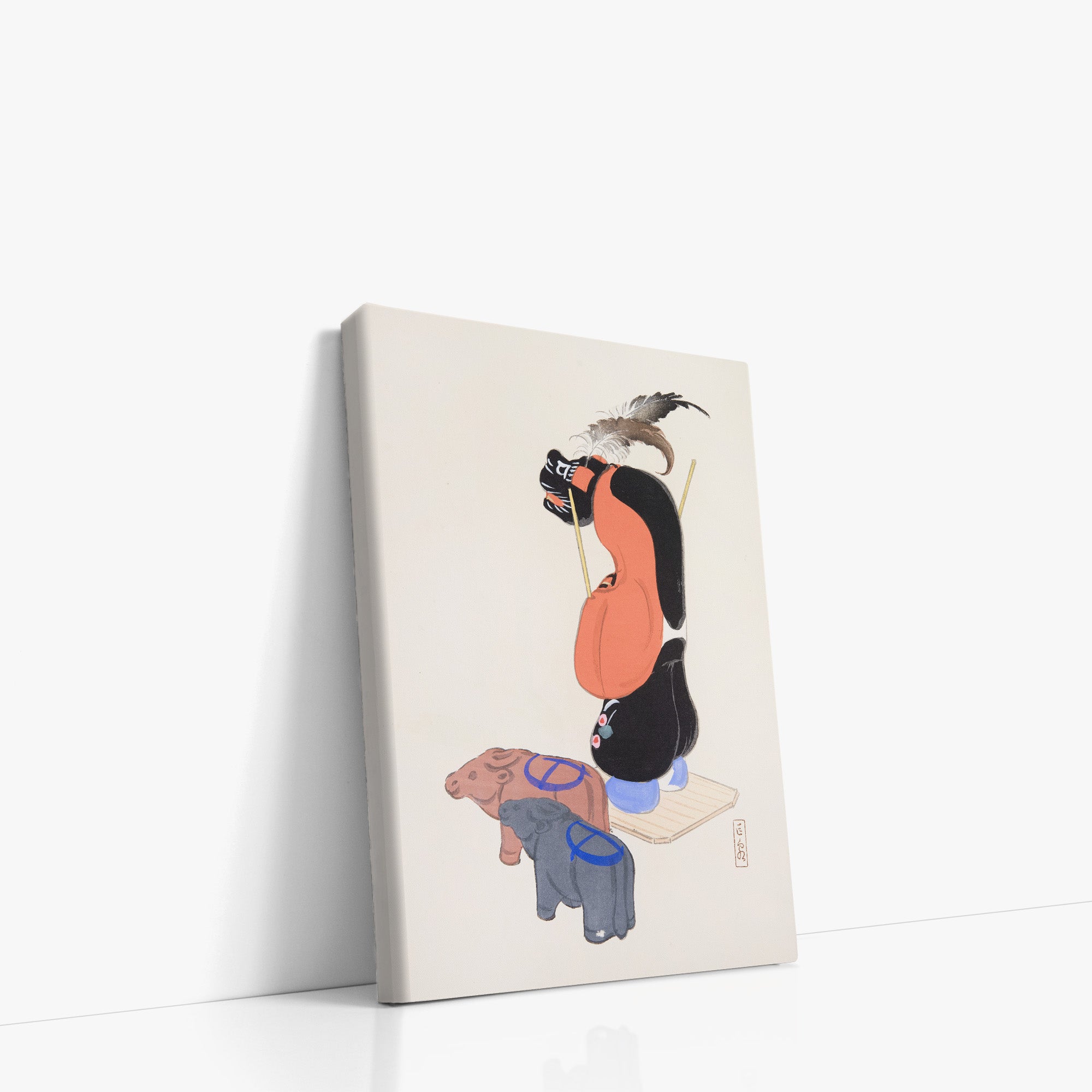 Kyosen's Collected Illustrations of Japanese Toys Nr. 81 ("Ceremonial Guardian")