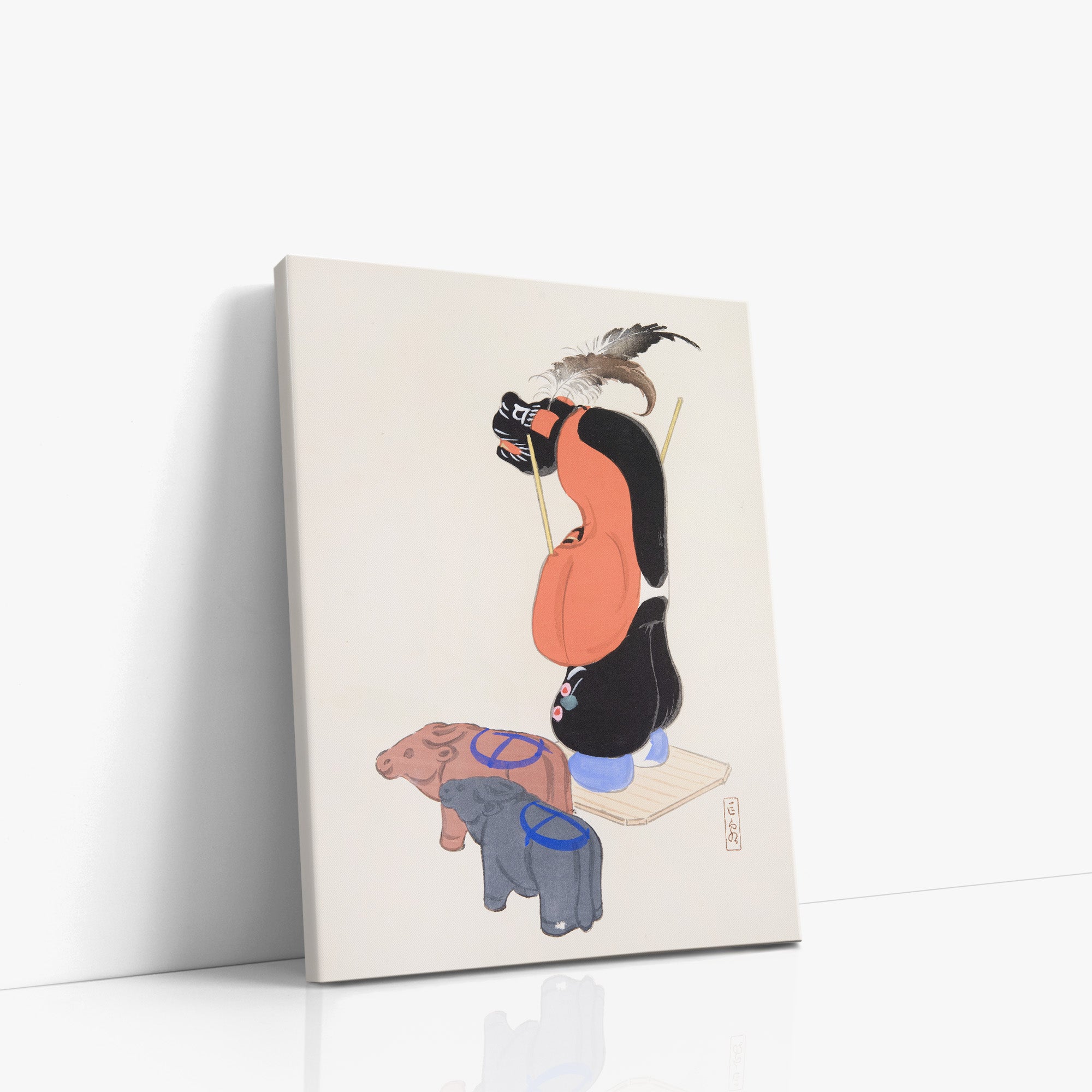 Kyosen's Collected Illustrations of Japanese Toys Nr. 81 ("Ceremonial Guardian")