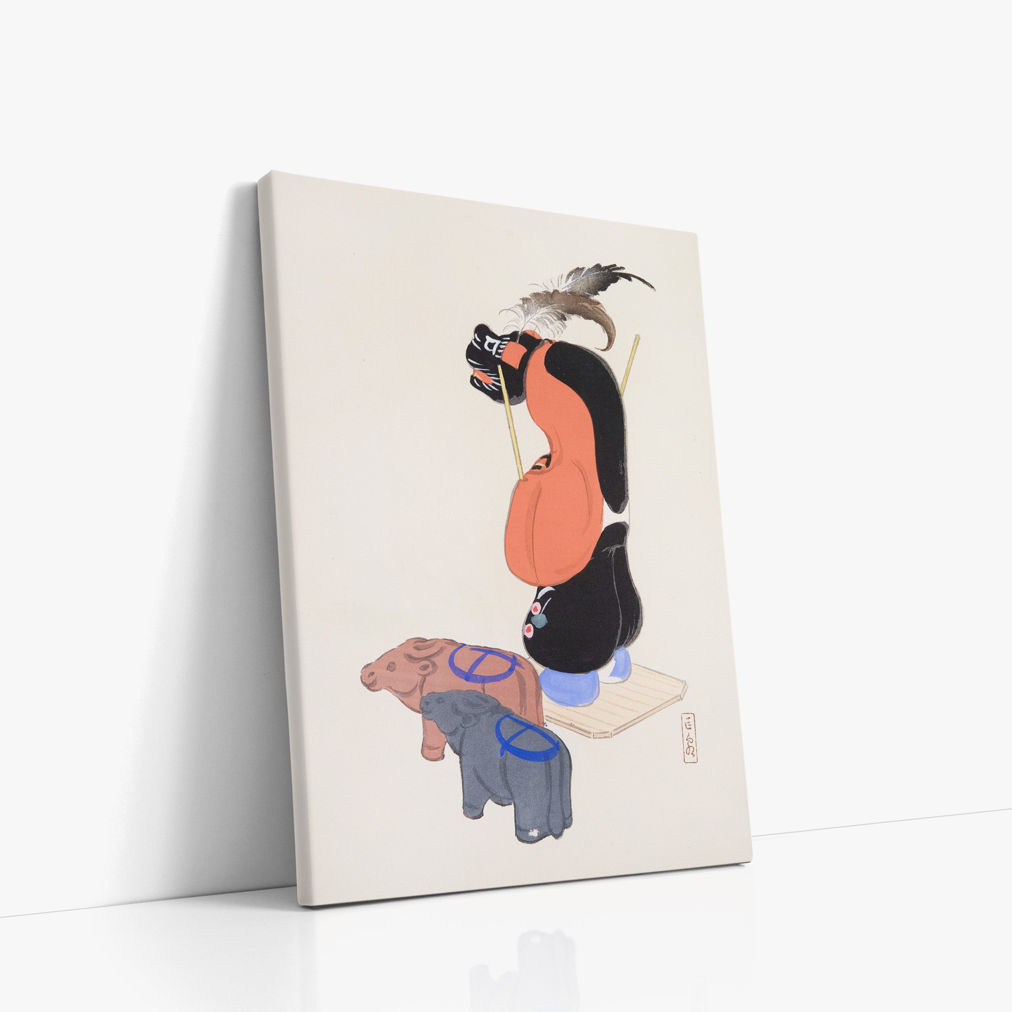 Kyosen's Collected Illustrations of Japanese Toys Nr. 81 ("Ceremonial Guardian")