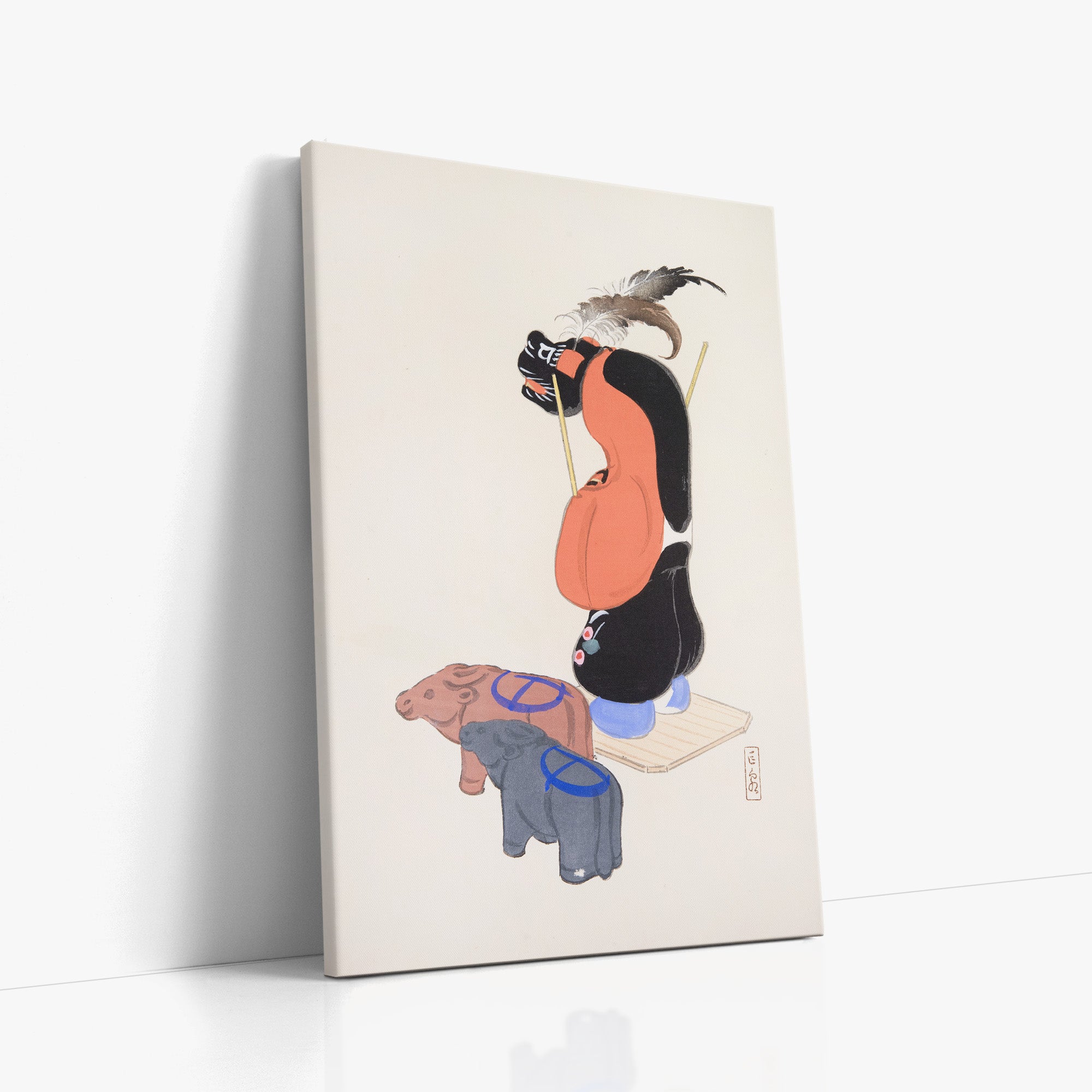 Kyosen's Collected Illustrations of Japanese Toys Nr. 81 ("Ceremonial Guardian")