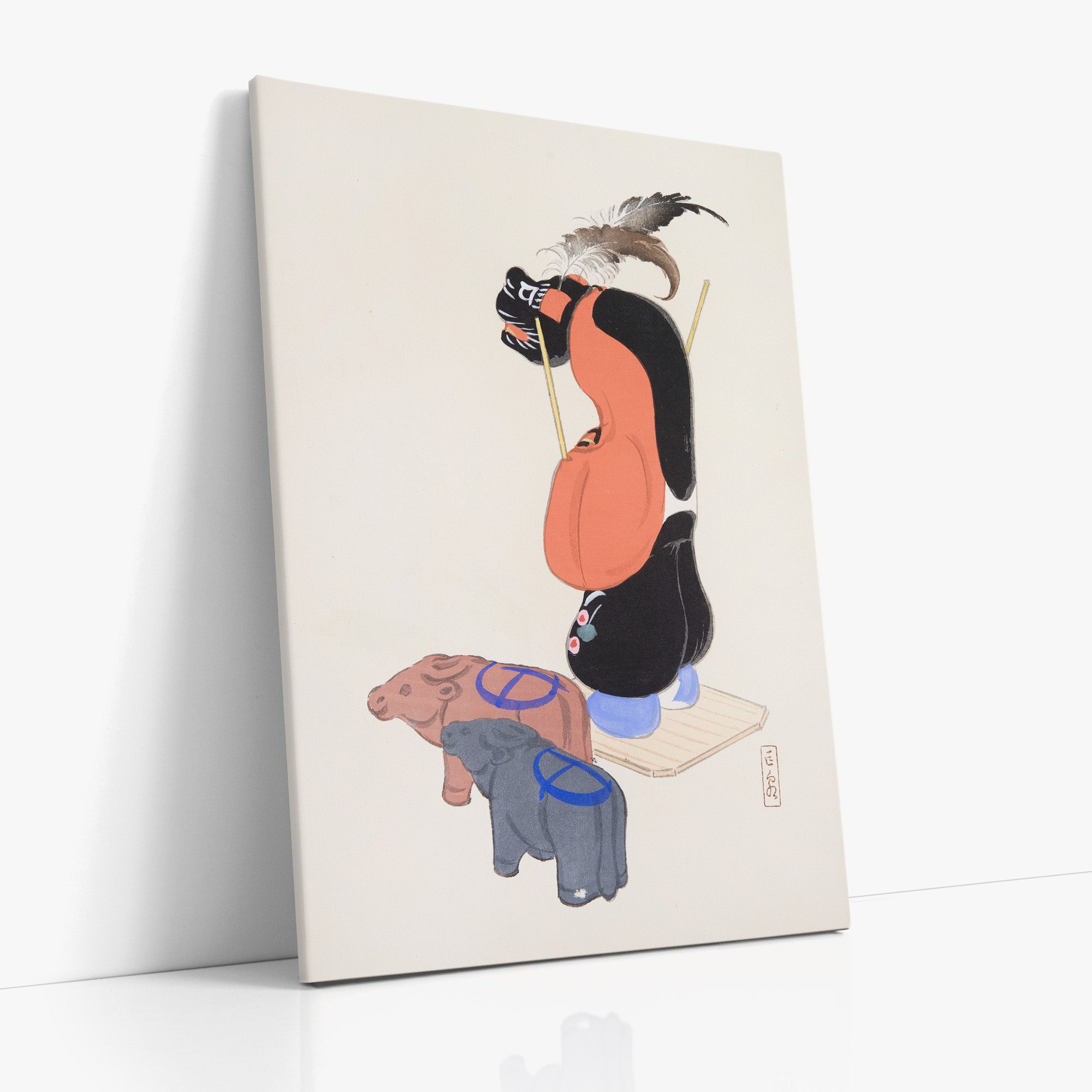 Kyosen's Collected Illustrations of Japanese Toys Nr. 81 ("Ceremonial Guardian")