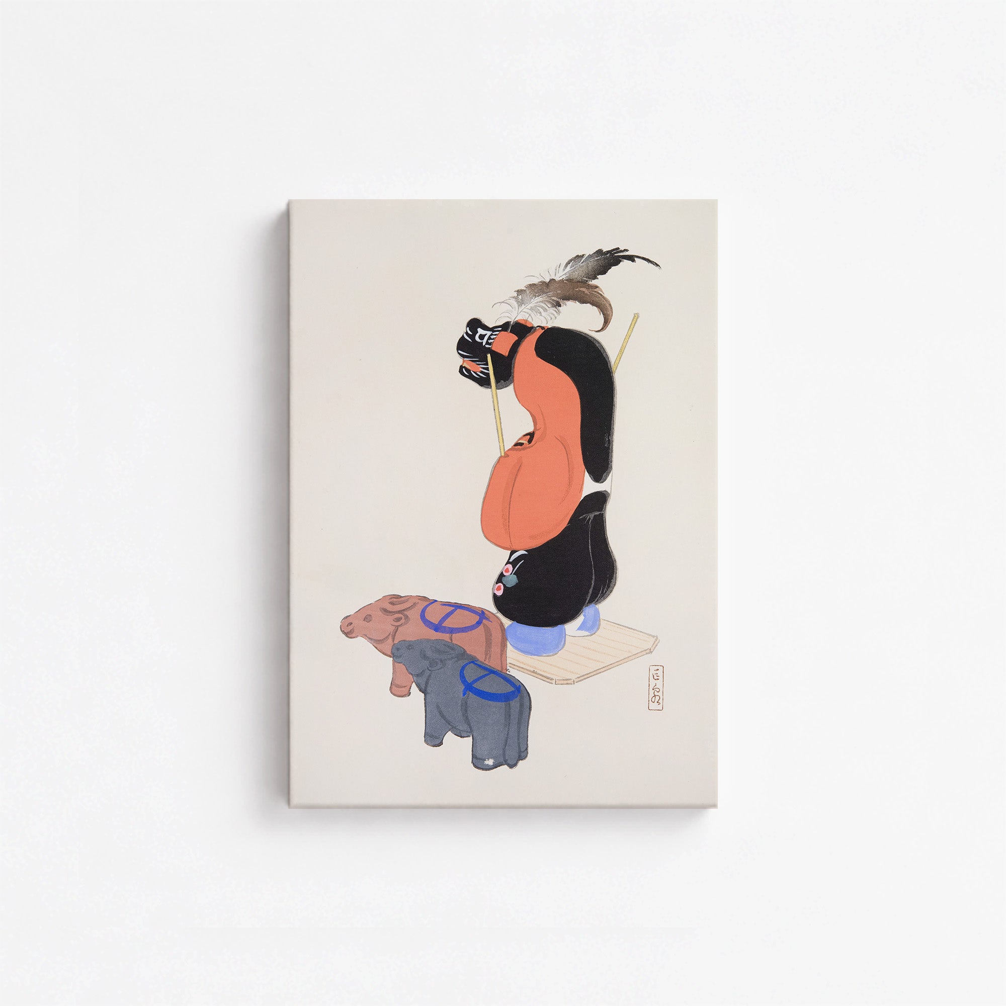 Kyosen's Collected Illustrations of Japanese Toys Nr. 81 ("Ceremonial Guardian")