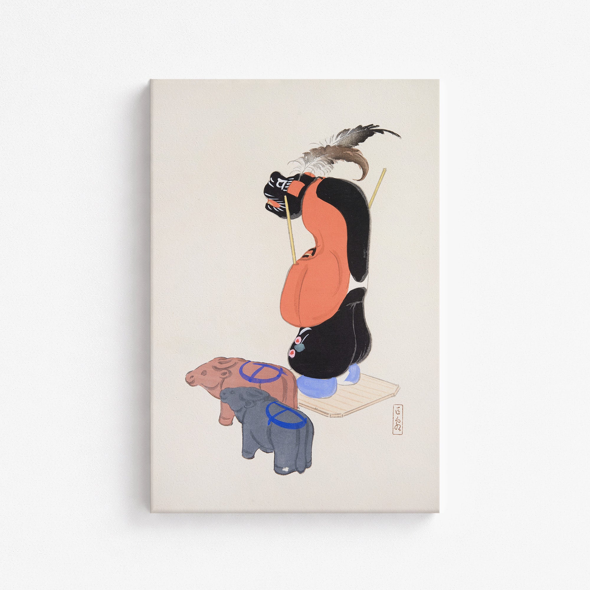 Kyosen's Collected Illustrations of Japanese Toys Nr. 81 ("Ceremonial Guardian")