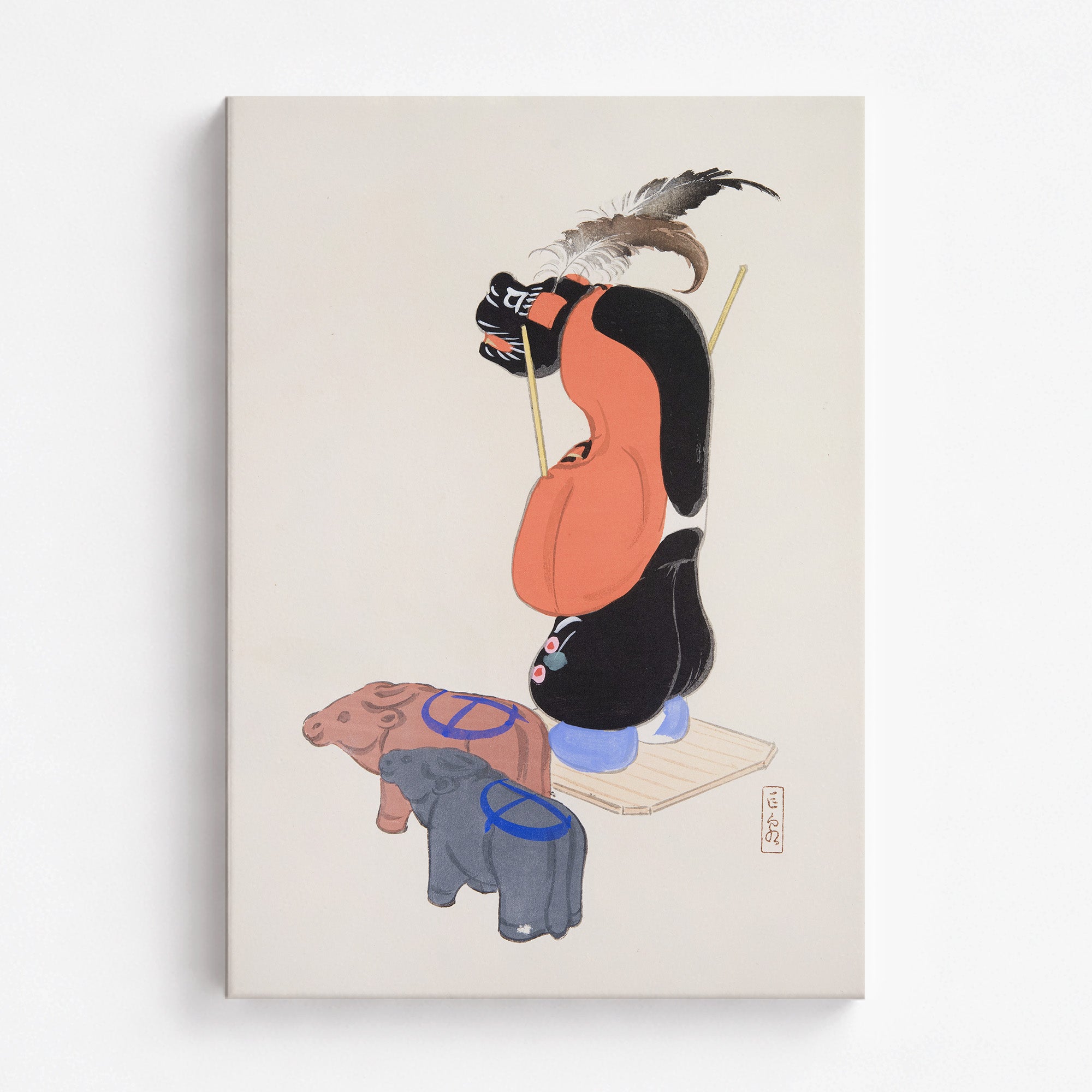 Kyosen's Collected Illustrations of Japanese Toys Nr. 81 ("Ceremonial Guardian")