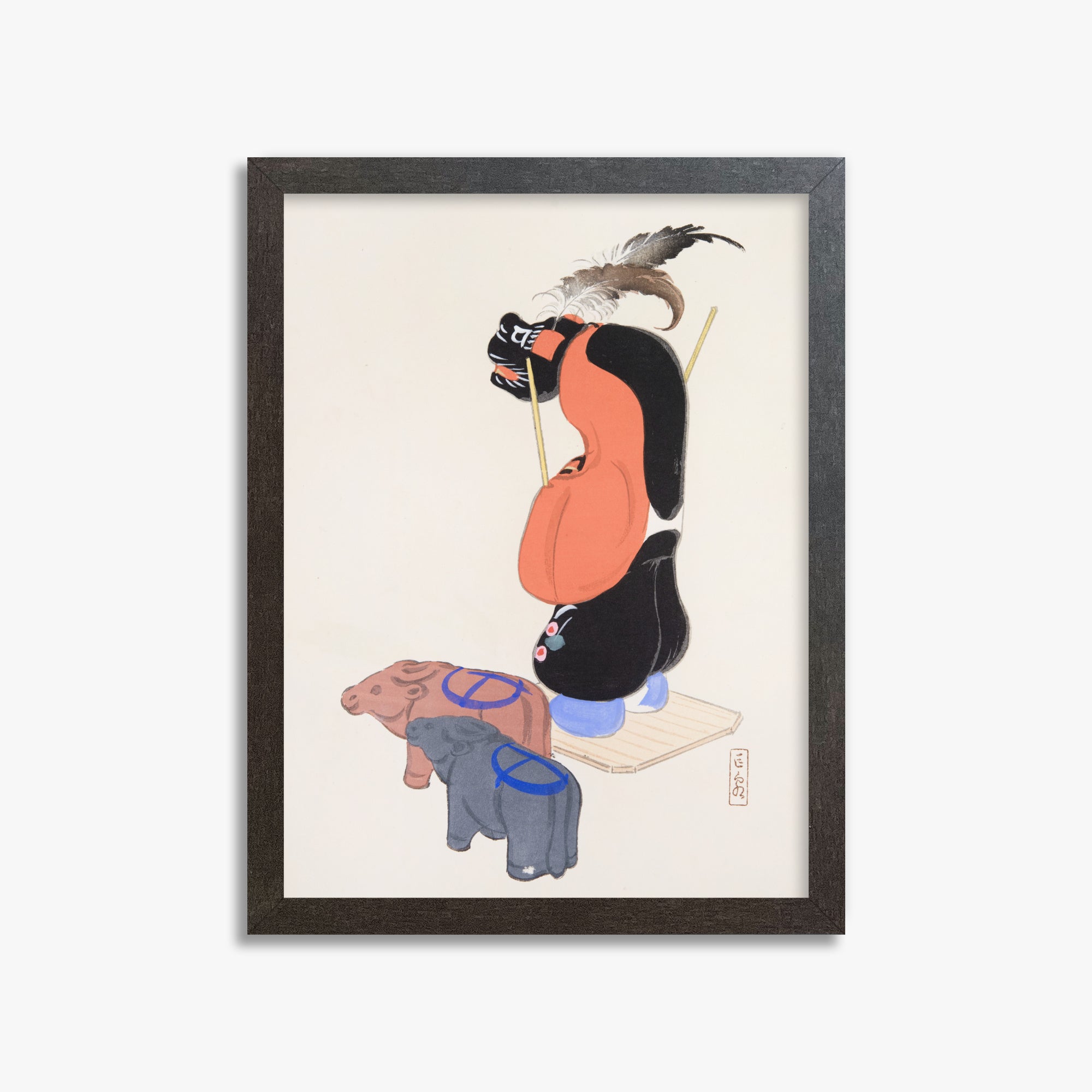 Kyosen's Collected Illustrations of Japanese Toys Nr. 81 ("Ceremonial Guardian")