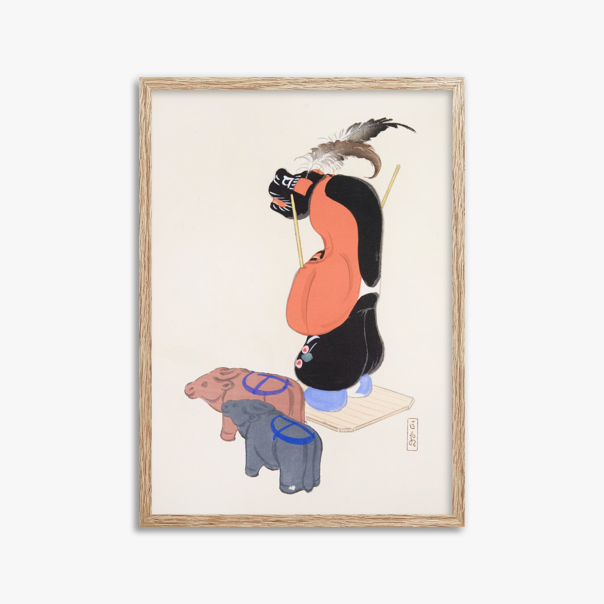 Kyosen's Collected Illustrations of Japanese Toys Nr. 81 ("Ceremonial Guardian")