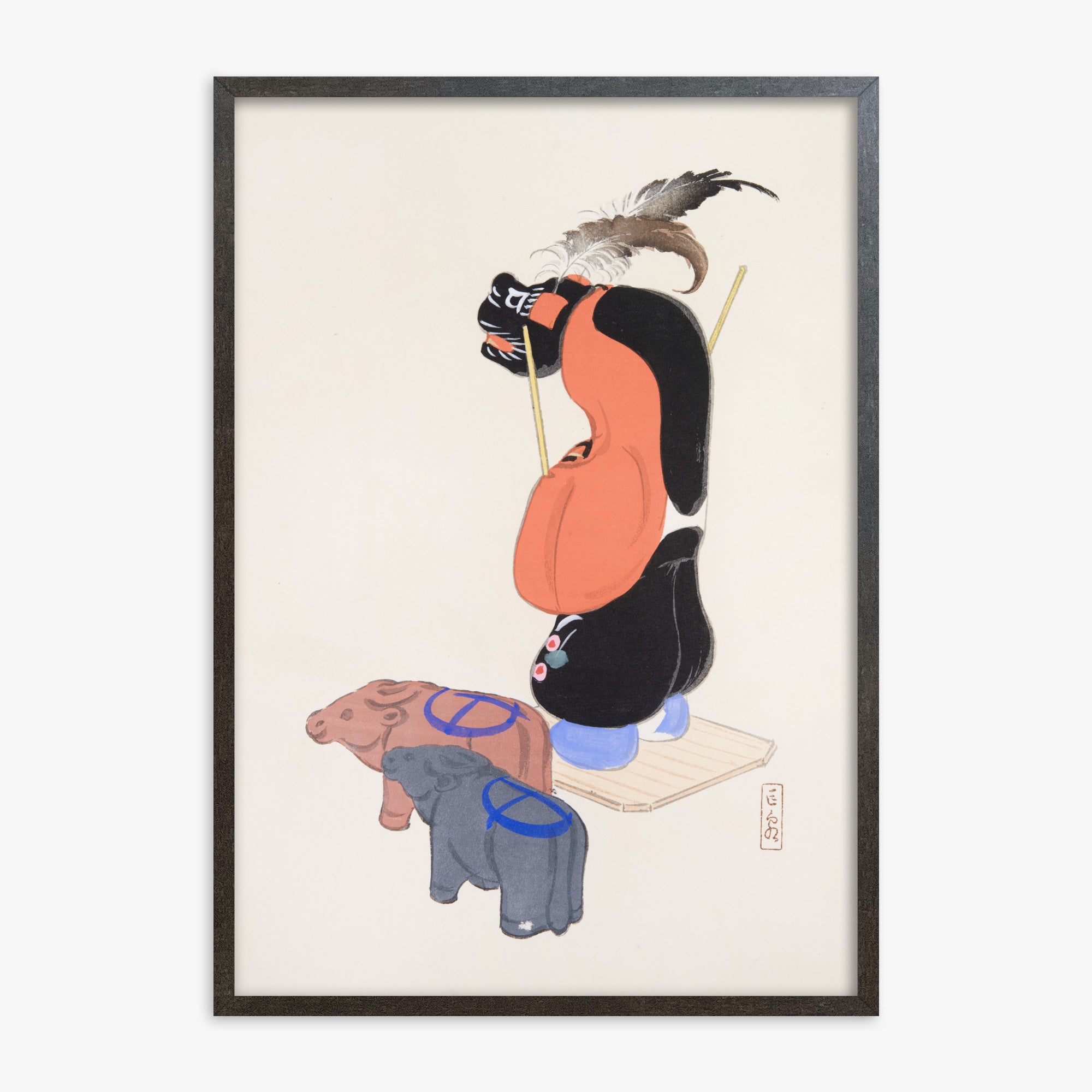 Kyosen's Collected Illustrations of Japanese Toys Nr. 81 ("Ceremonial Guardian")