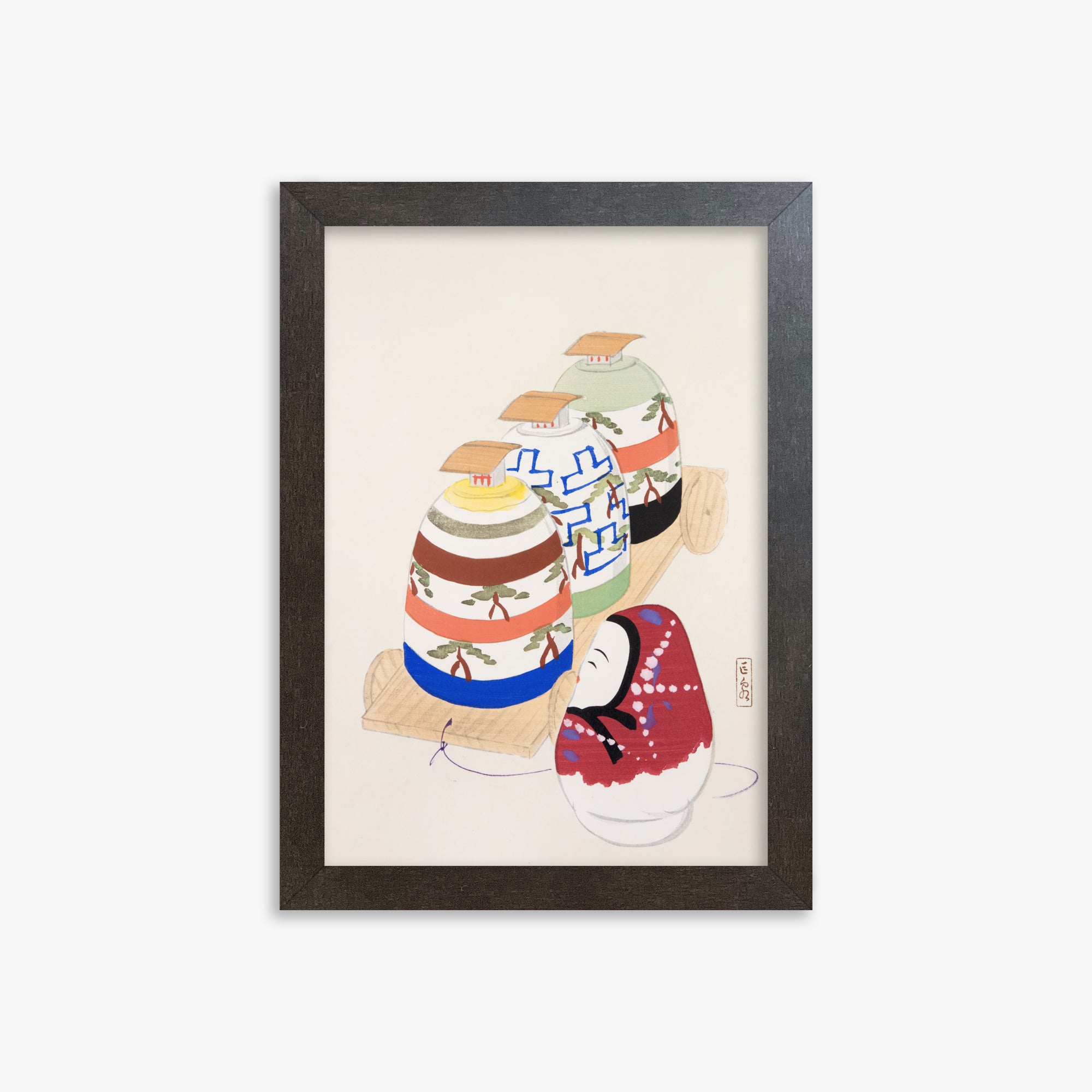 Illustrazioni raccolte di giocattoli giapponesi n. 83 di Kyosen ("Collezione di ceramiche orientali")