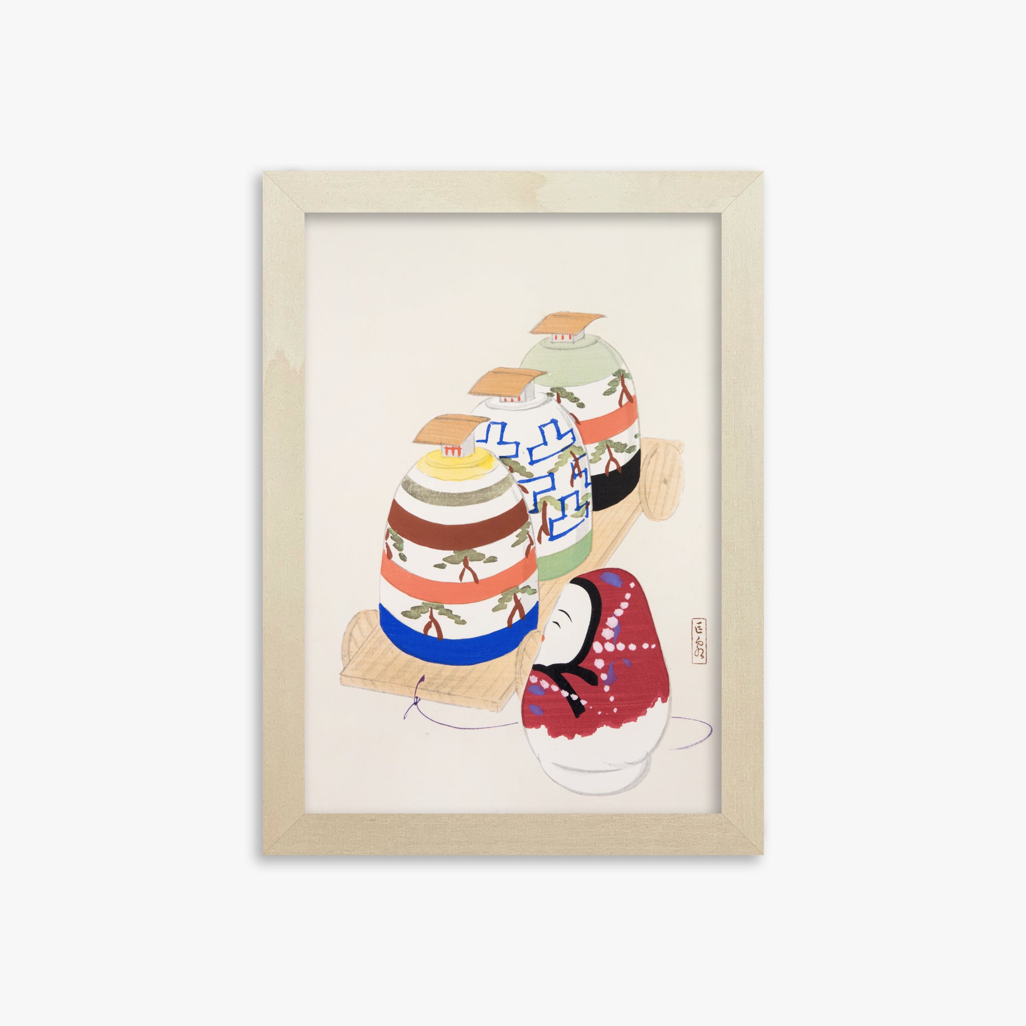 Illustrazioni raccolte di giocattoli giapponesi n. 83 di Kyosen ("Collezione di ceramiche orientali")