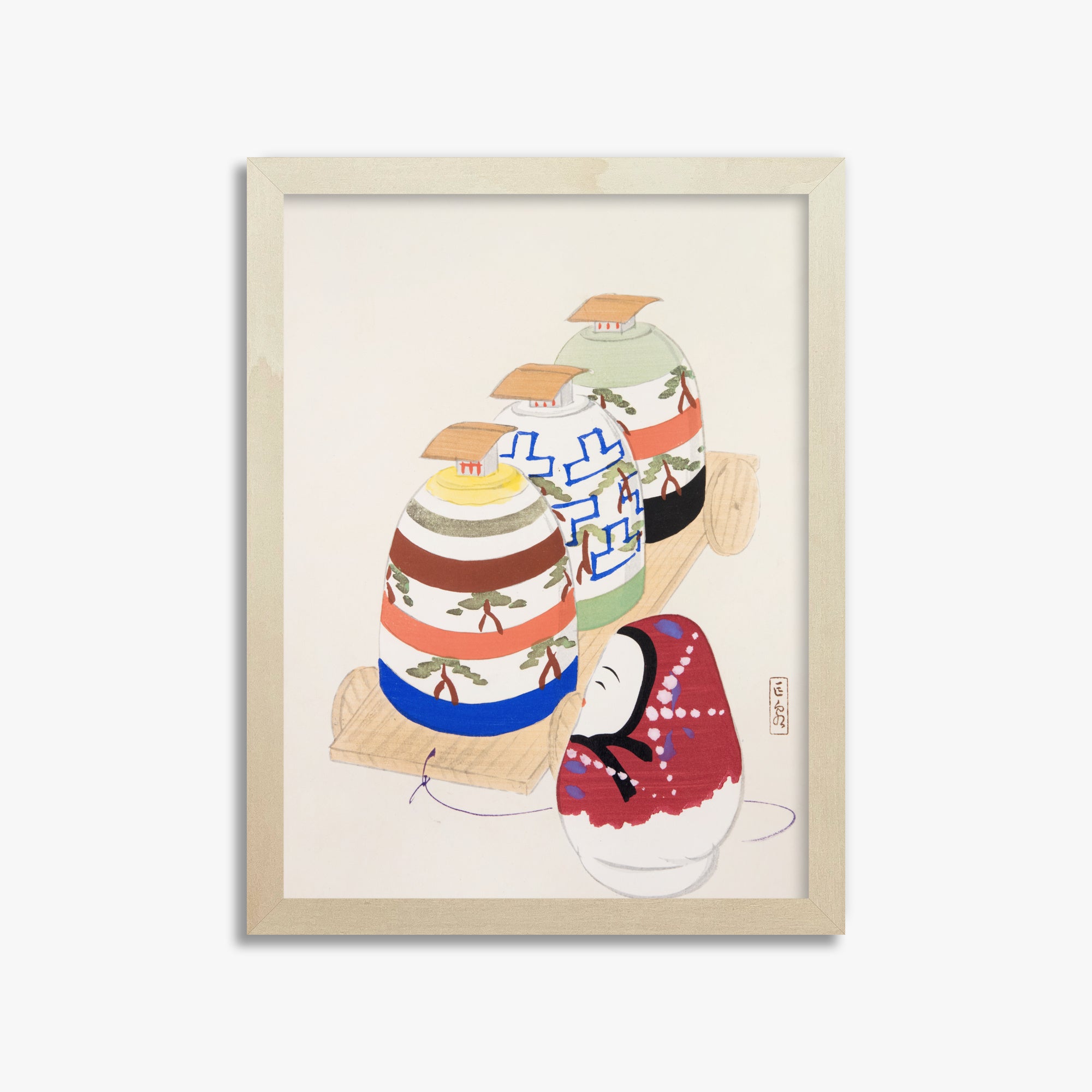 Illustrazioni raccolte di giocattoli giapponesi n. 83 di Kyosen ("Collezione di ceramiche orientali")