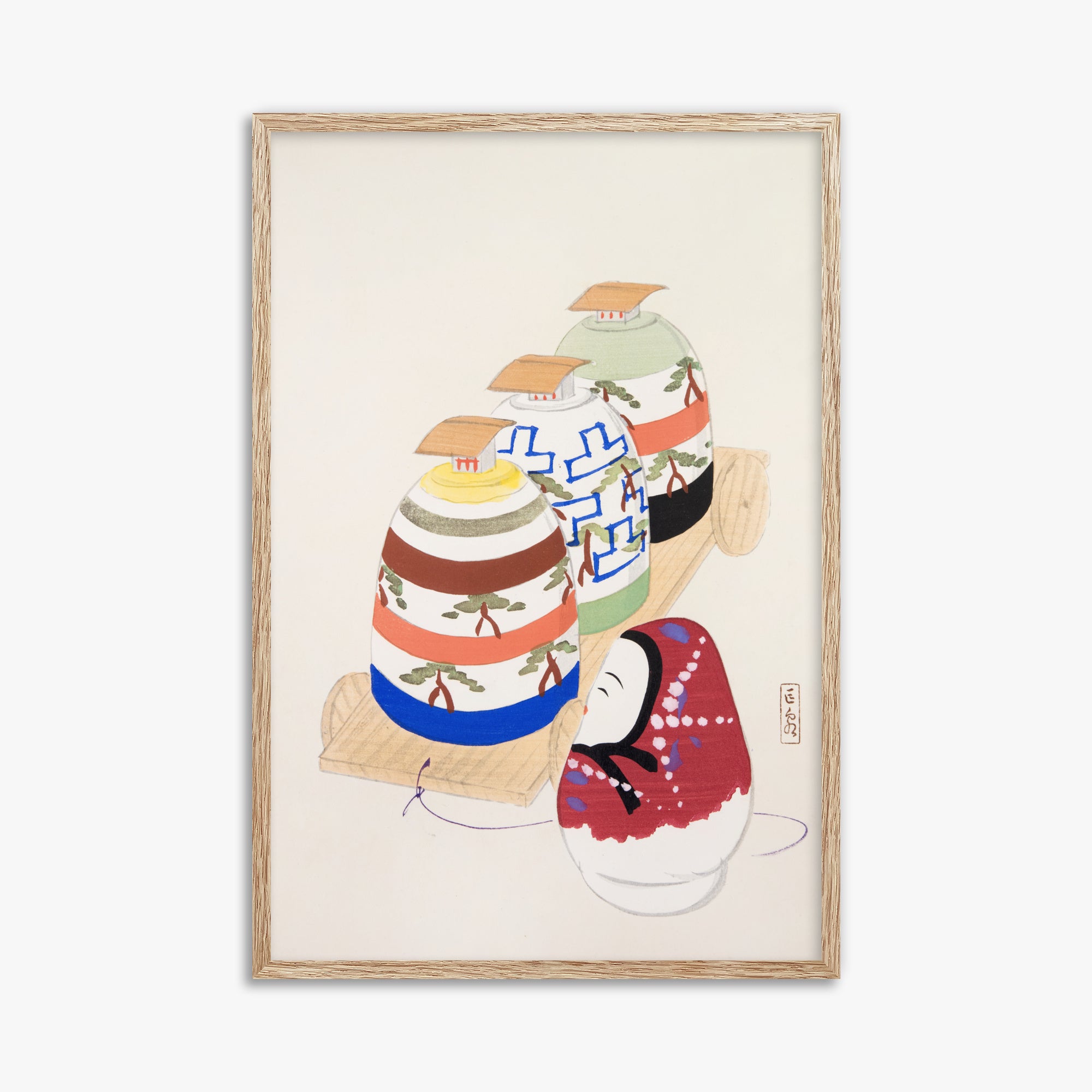 Illustrazioni raccolte di giocattoli giapponesi n. 83 di Kyosen ("Collezione di ceramiche orientali")