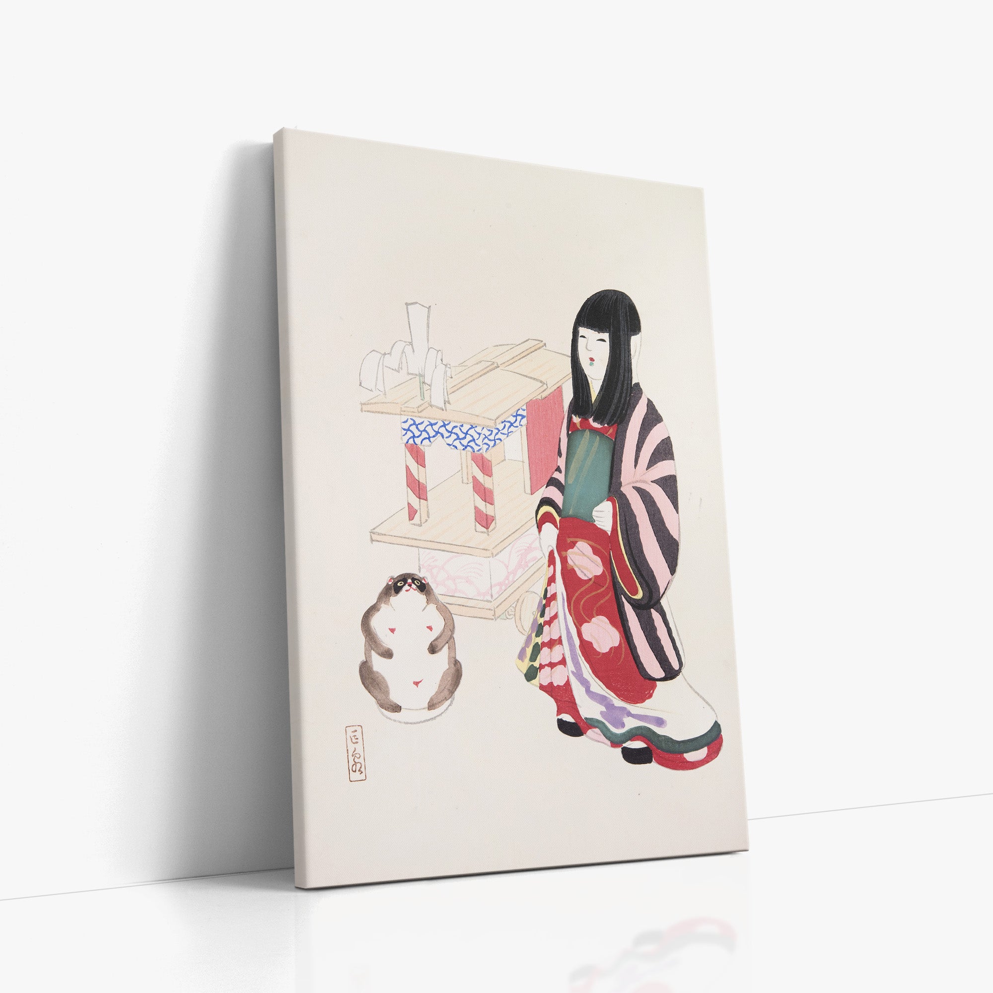 Collection Kyosen d'illustrations de jouets japonais n° 87 ("Gardien serein de la tradition")