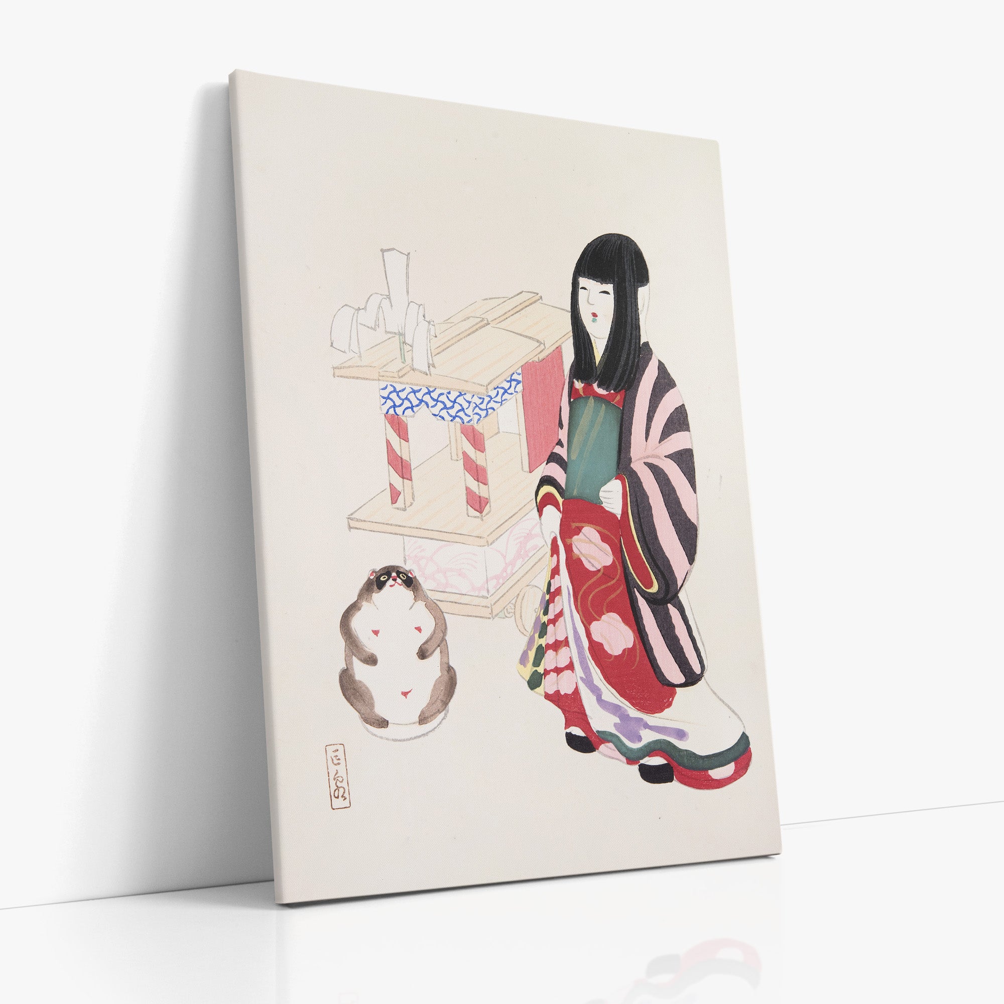 Collection Kyosen d'illustrations de jouets japonais n° 87 ("Gardien serein de la tradition")