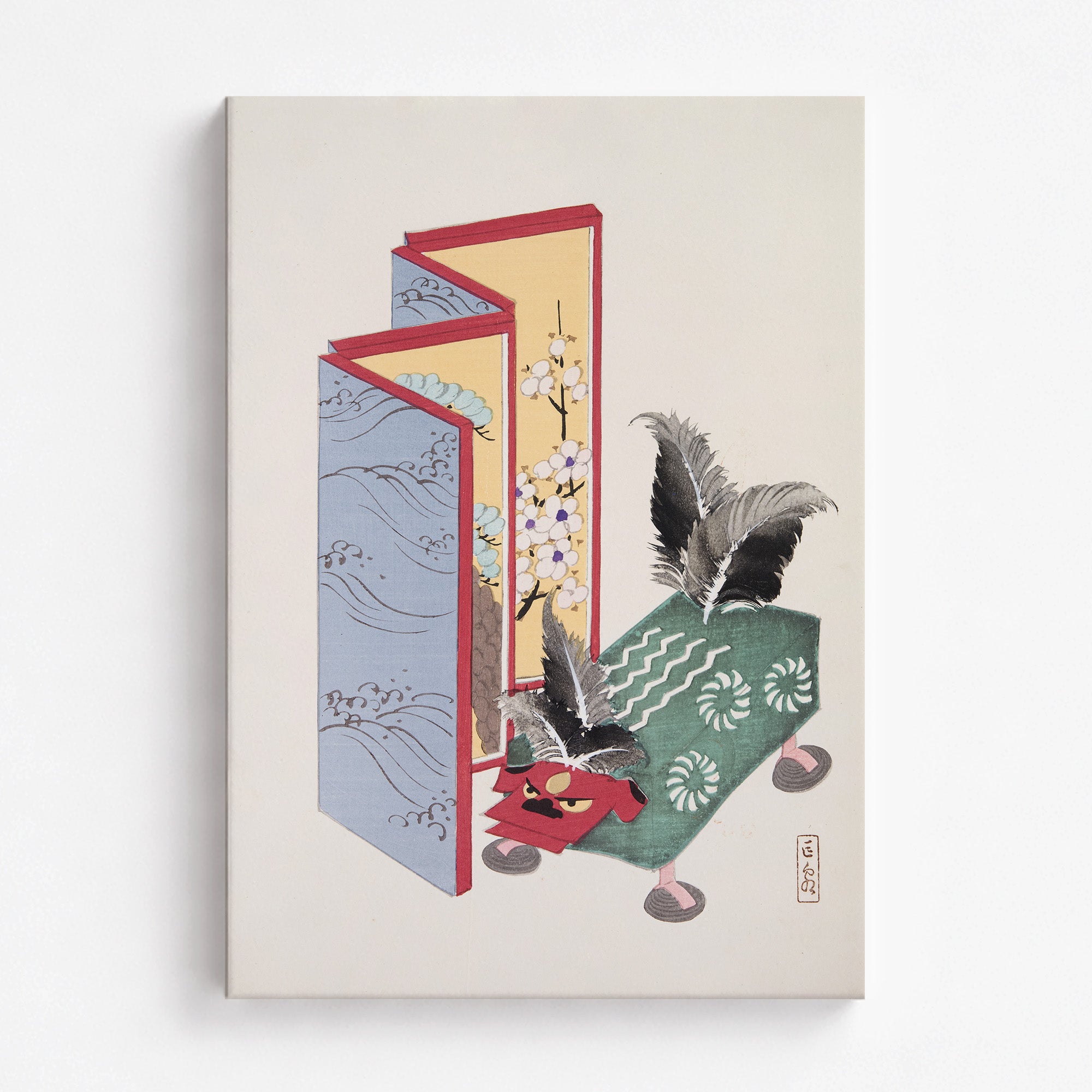 Kyosen's Collected Illustrations of Japanese Toys Nr. 89 ("Serene Sanctuary")