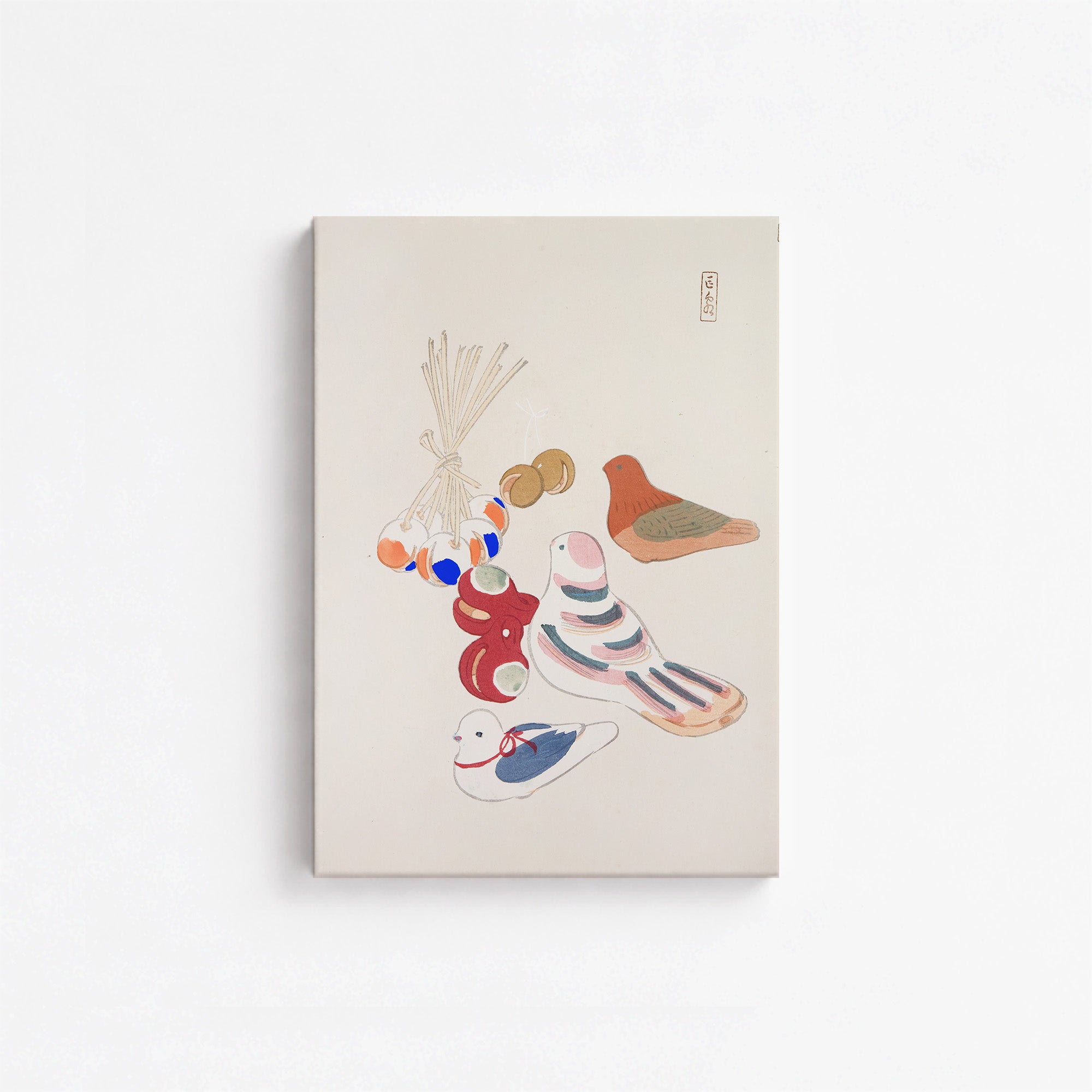 Kyosen's Collected Illustrations of Japanese Toys Nr. 91 ("Nostalgia Birds: Japanese Toy Collection")