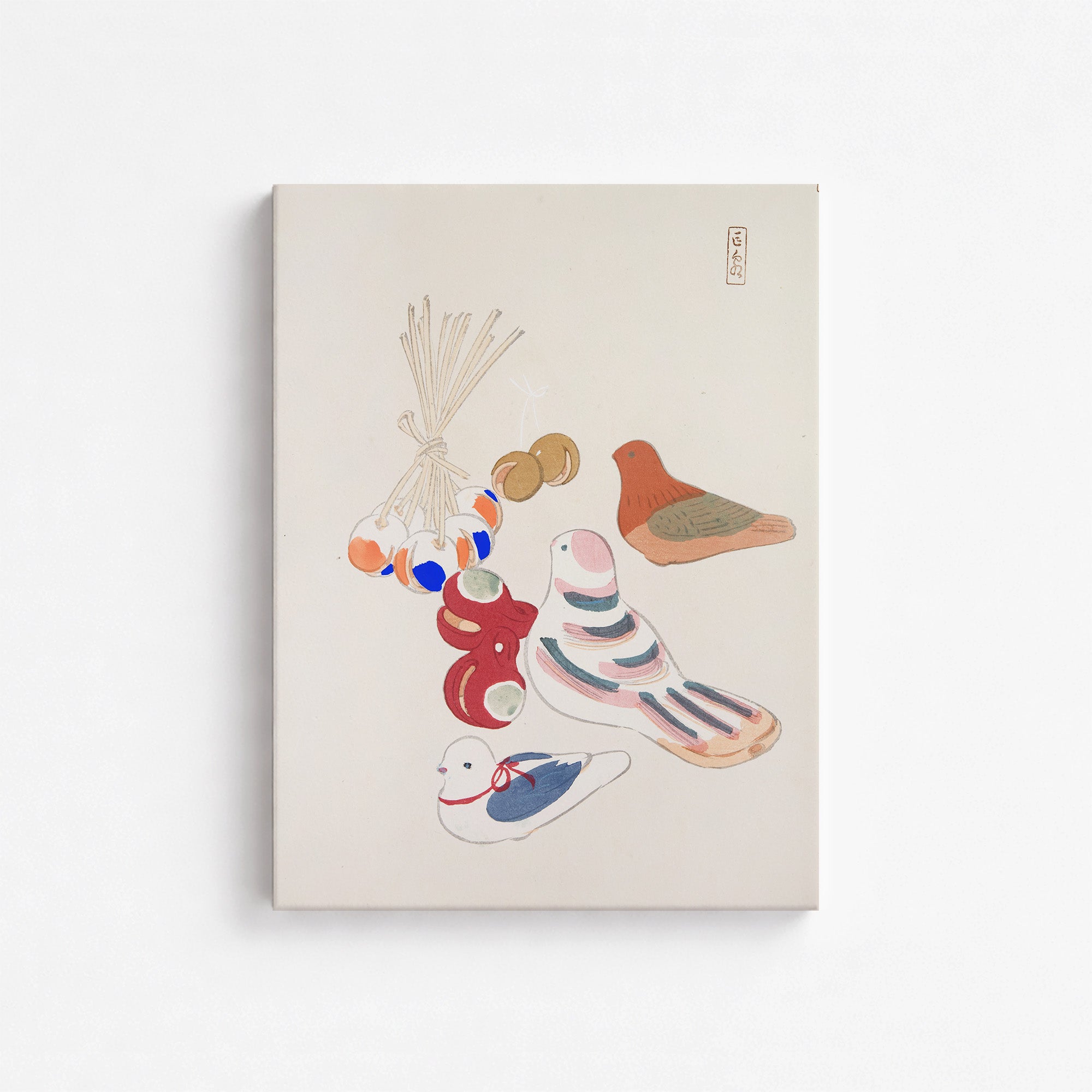 Kyosen's Collected Illustrations of Japanese Toys Nr. 91 ("Nostalgia Birds: Japanese Toy Collection")
