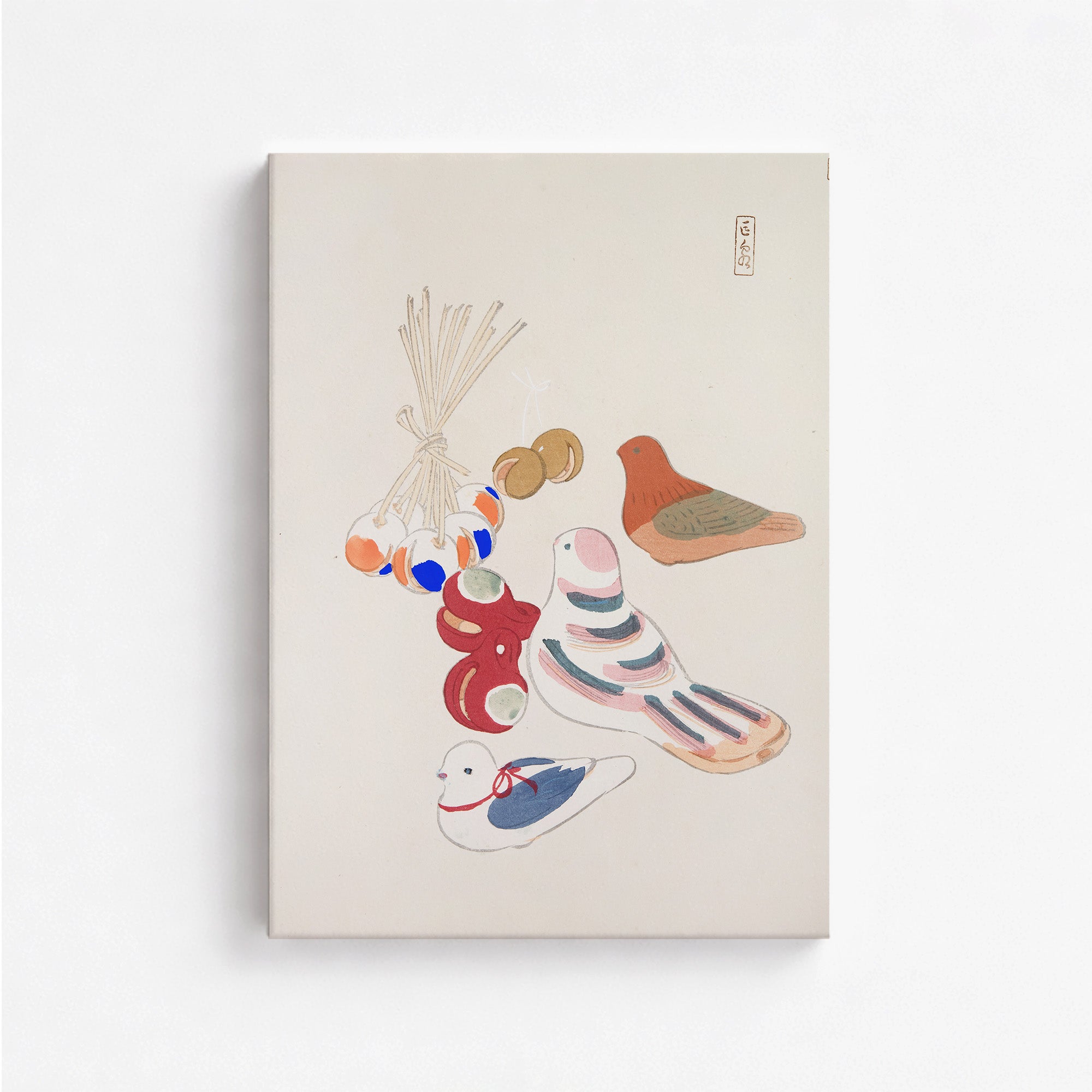 Kyosen's Collected Illustrations of Japanese Toys Nr. 91 ("Nostalgia Birds: Japanese Toy Collection")