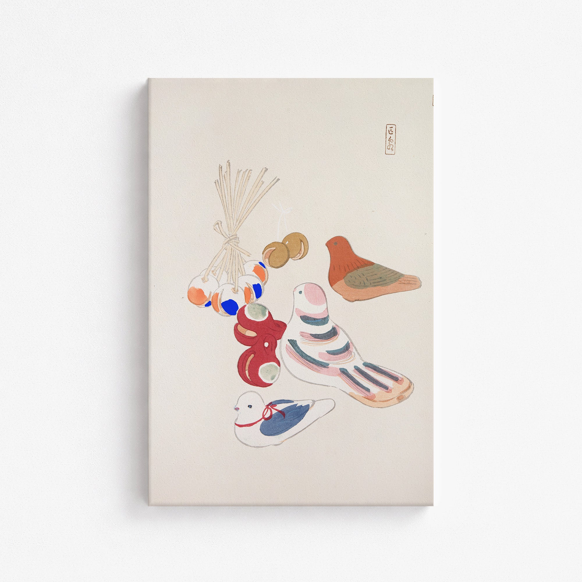 Kyosen's Collected Illustrations of Japanese Toys Nr. 91 ("Nostalgia Birds: Japanese Toy Collection")