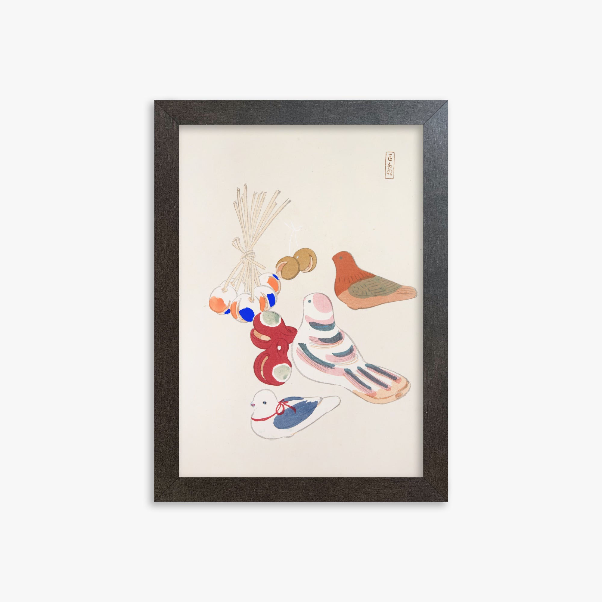 Kyosen's Collected Illustrations of Japanese Toys Nr. 91 ("Uccelli della nostalgia: collezione di giocattoli giapponesi")