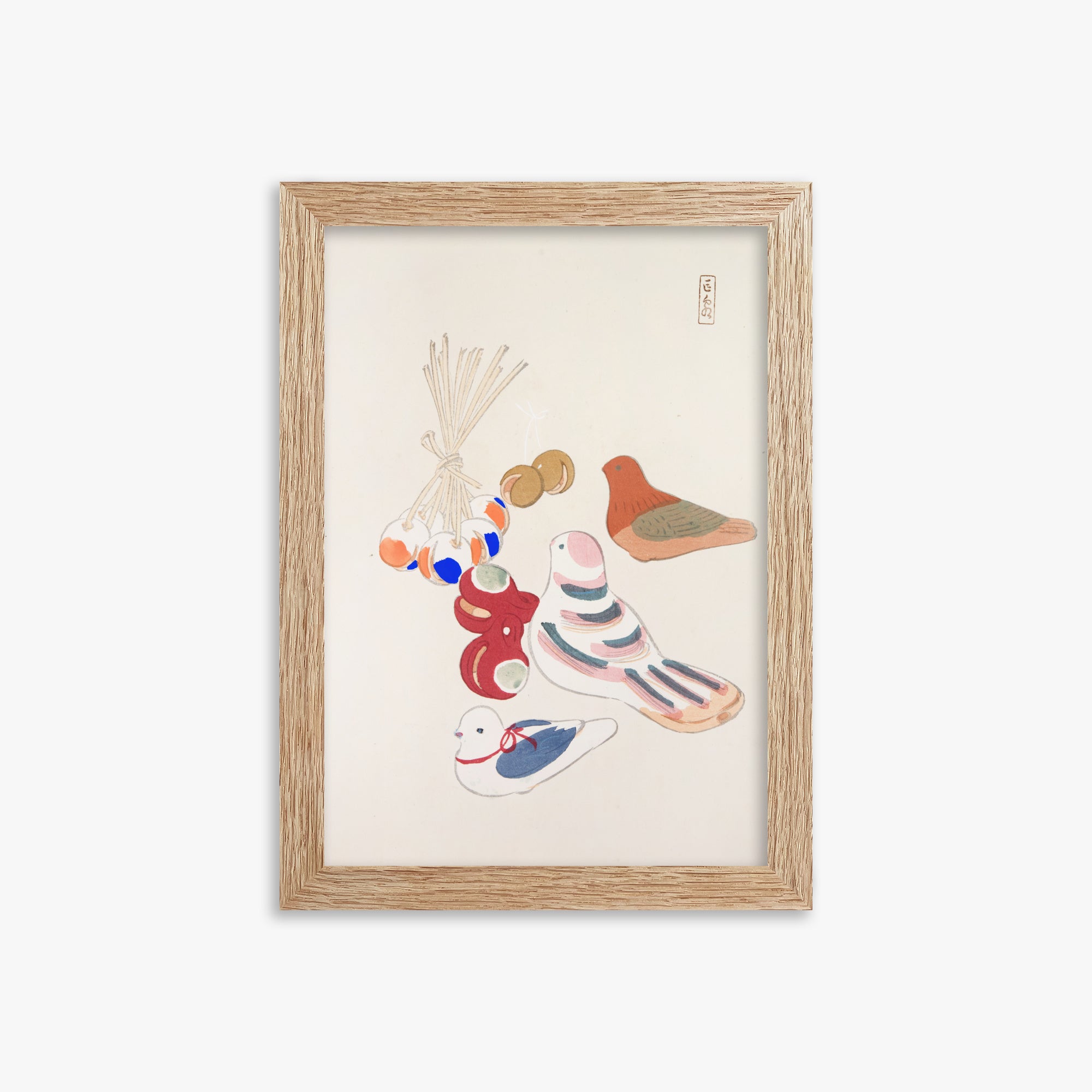 Kyosen's Collected Illustrations of Japanese Toys Nr. 91 ("Uccelli della nostalgia: collezione di giocattoli giapponesi")