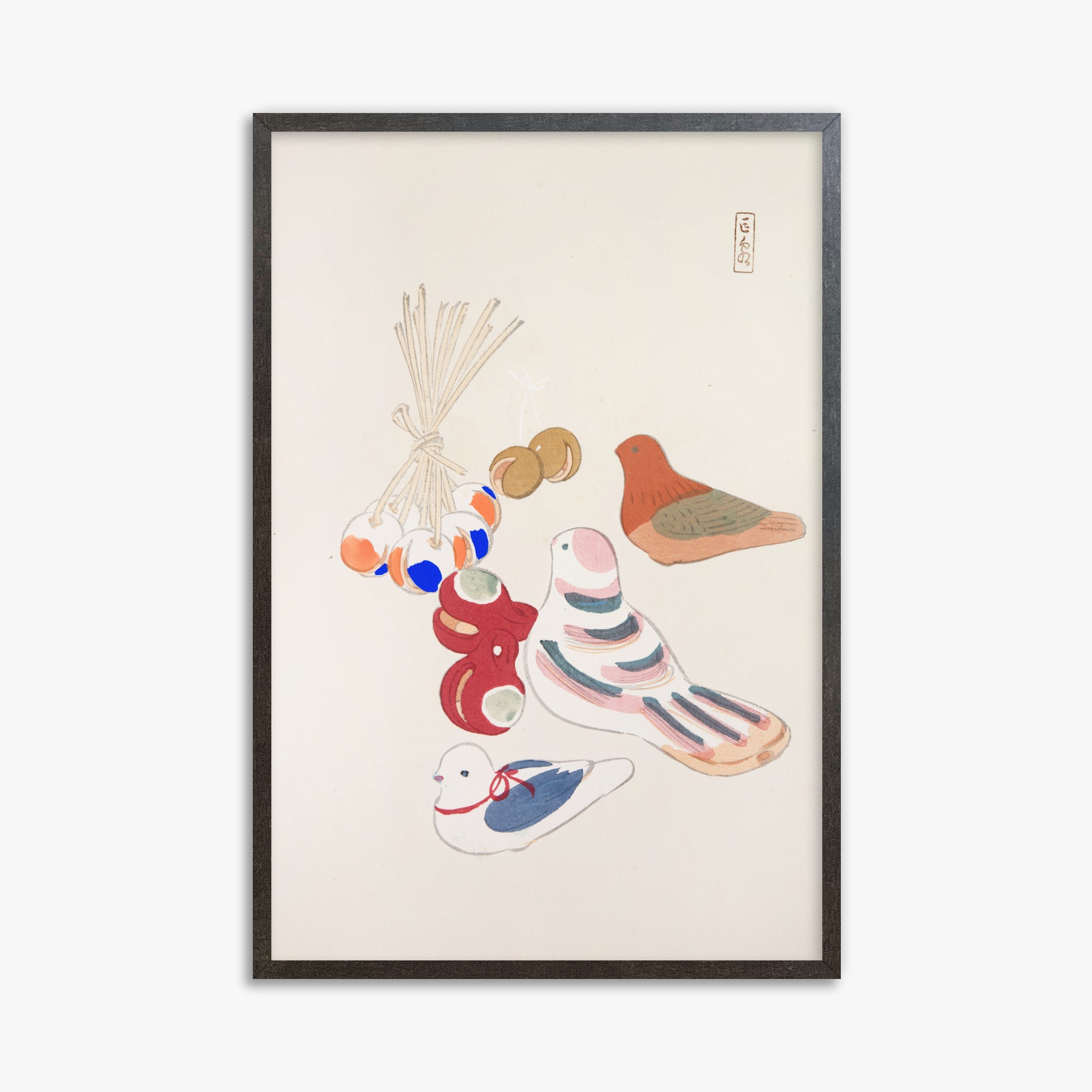 Kyosen's Collected Illustrations of Japanese Toys Nr. 91 ("Uccelli della nostalgia: collezione di giocattoli giapponesi")