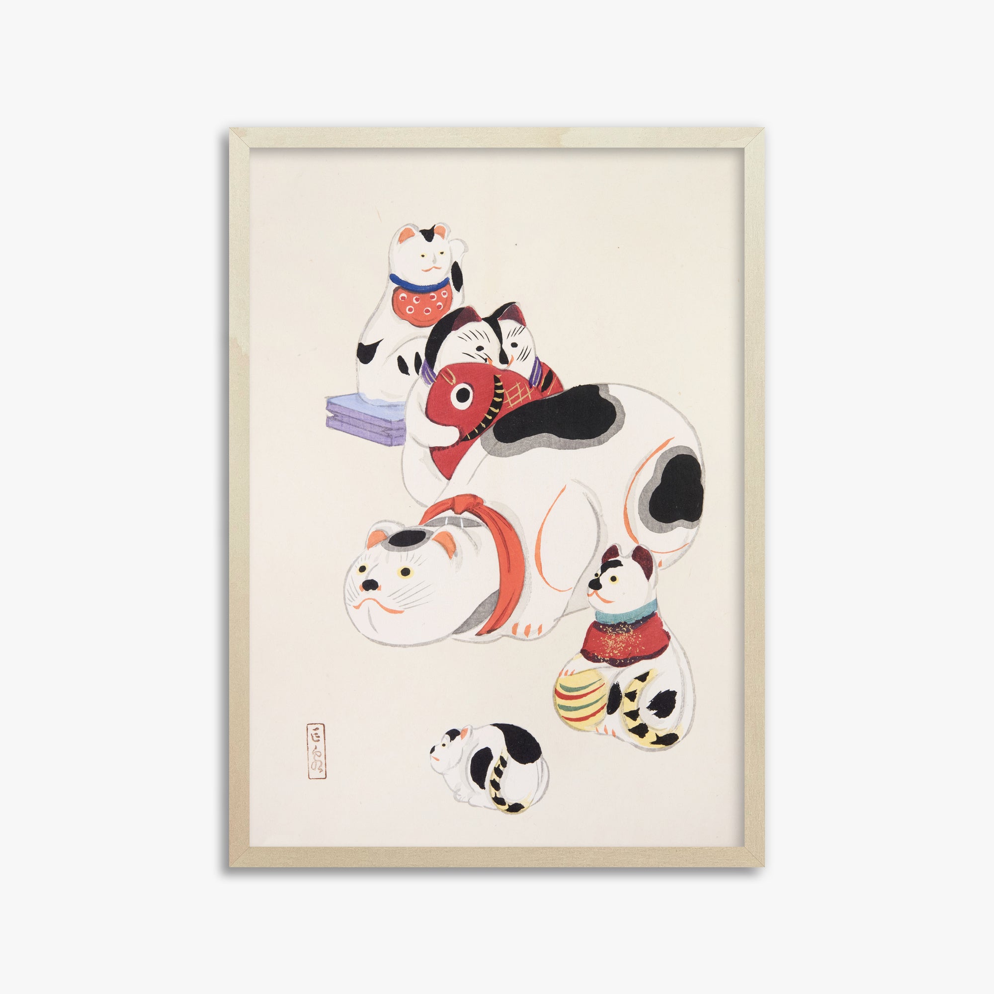 Kyosen's Collected Illustrations of Japanese Toys Nr. 93 ("Fortune Ride Quartet")