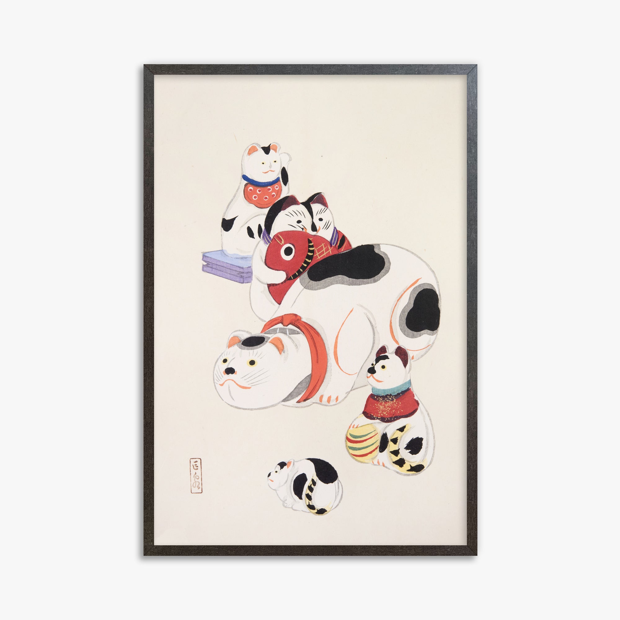 Kyosen's Collected Illustrations of Japanese Toys Nr. 93 ("Fortune Ride Quartet")