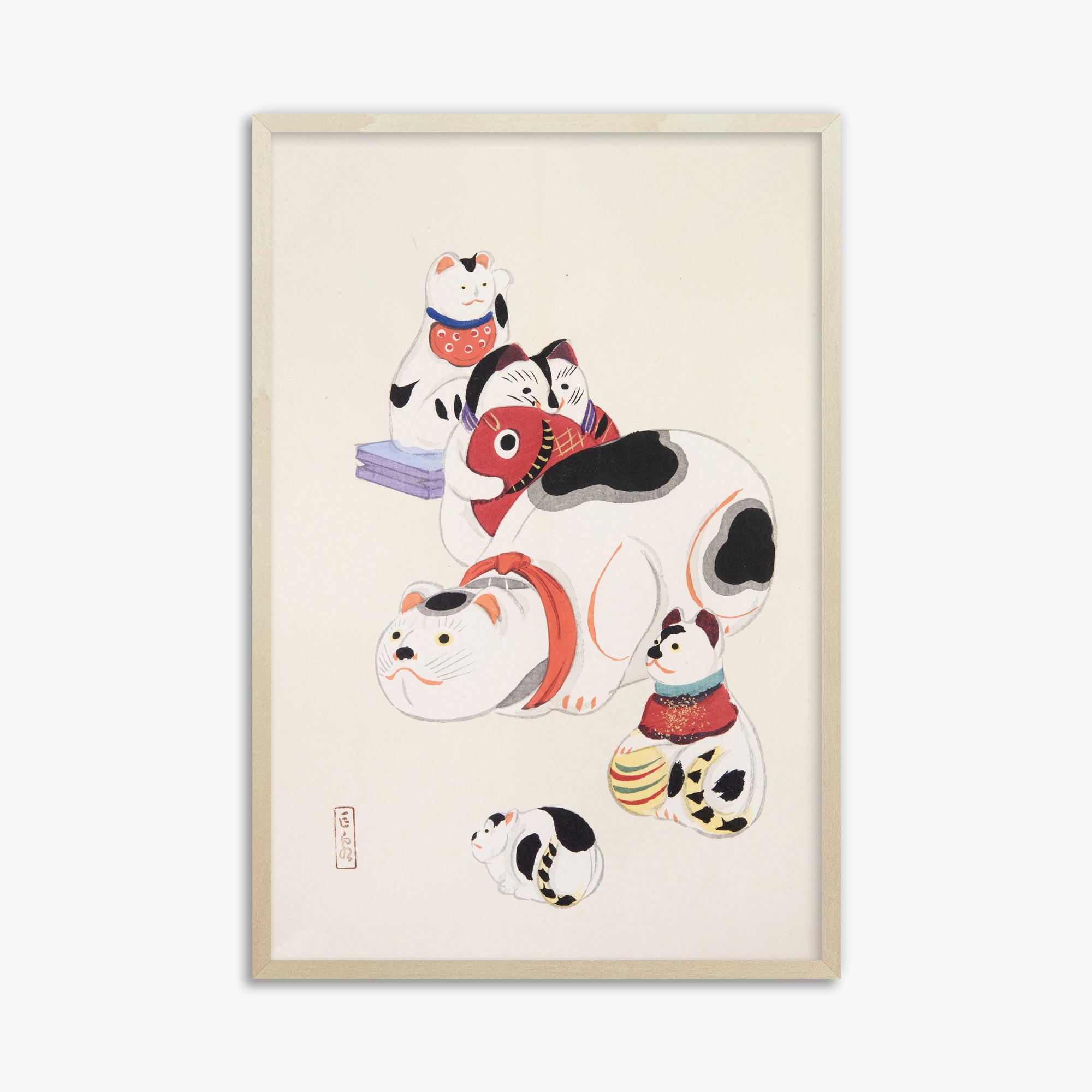 Kyosen's Collected Illustrations of Japanese Toys Nr. 93 ("Fortune Ride Quartet")