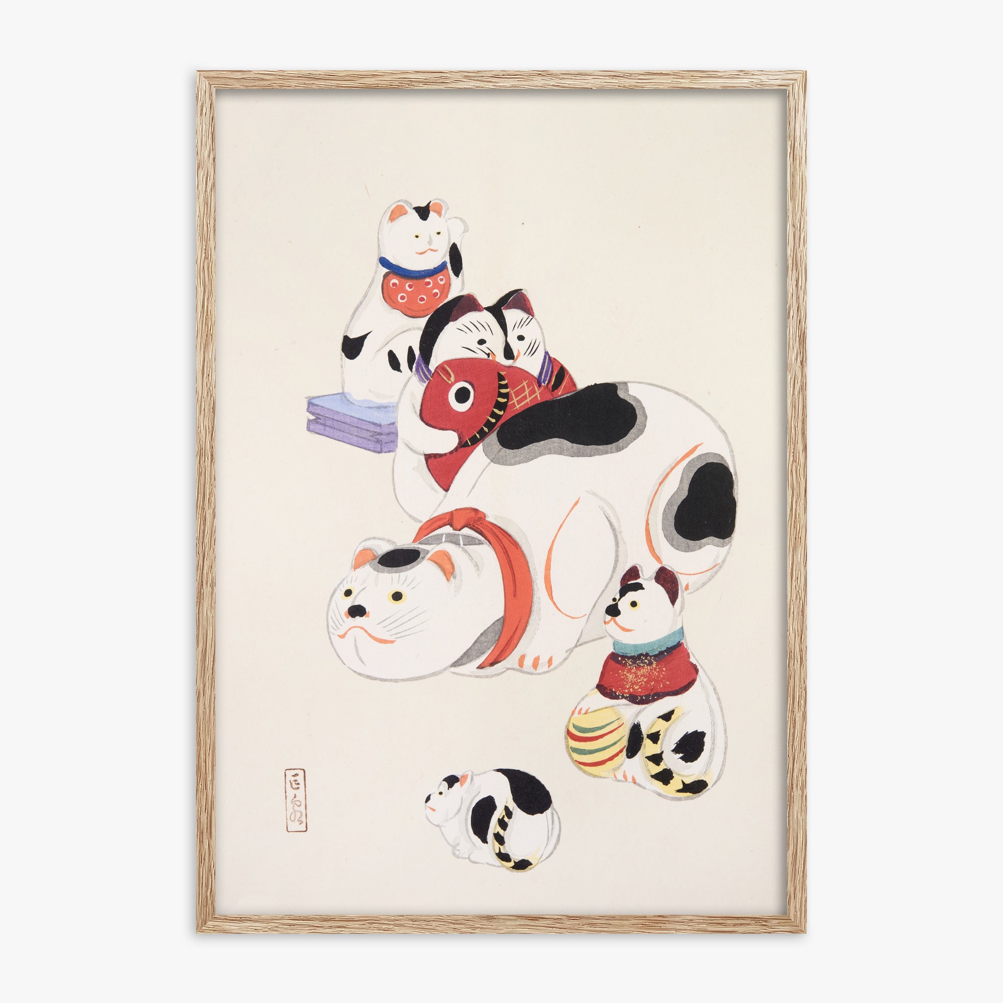 Kyosen's Collected Illustrations of Japanese Toys Nr. 93 ("Fortune Ride Quartet")