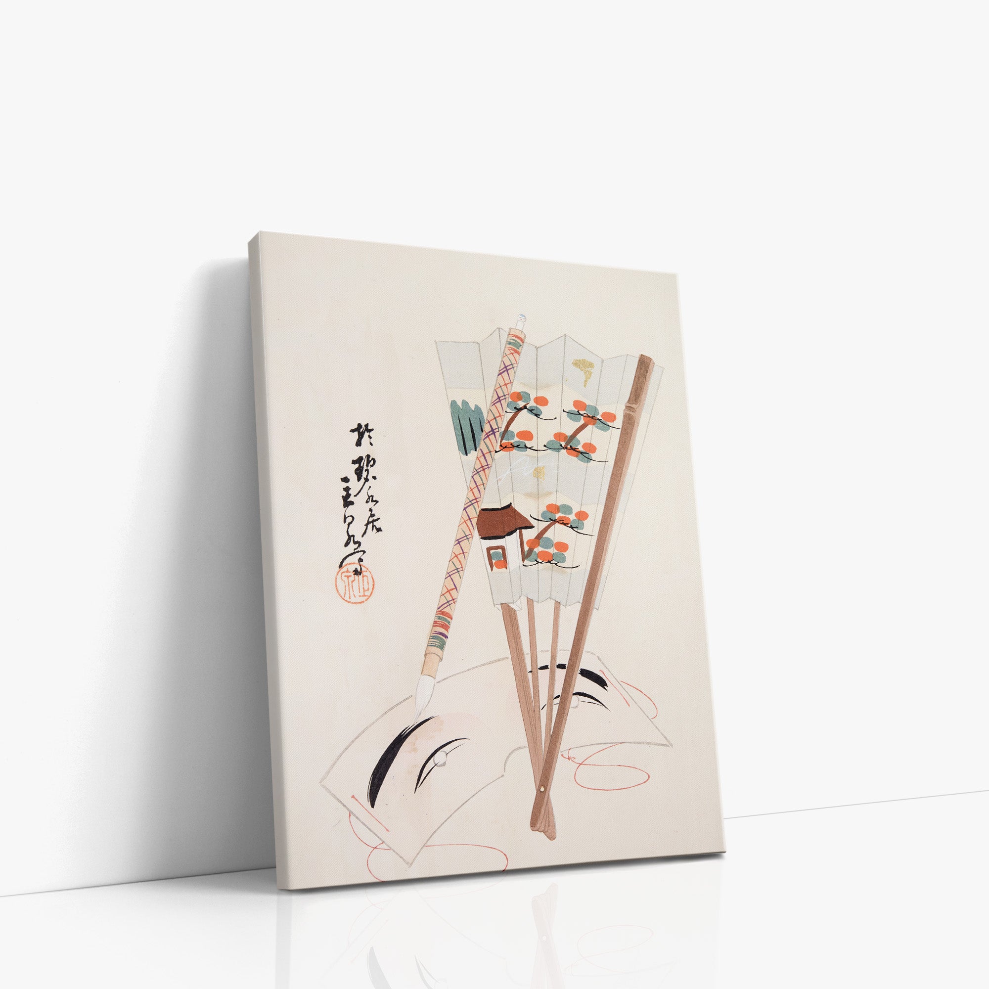 Kyosen's Collected Illustrations of Japanese Toys Nr. 97 ("Artistic Festival Fan")