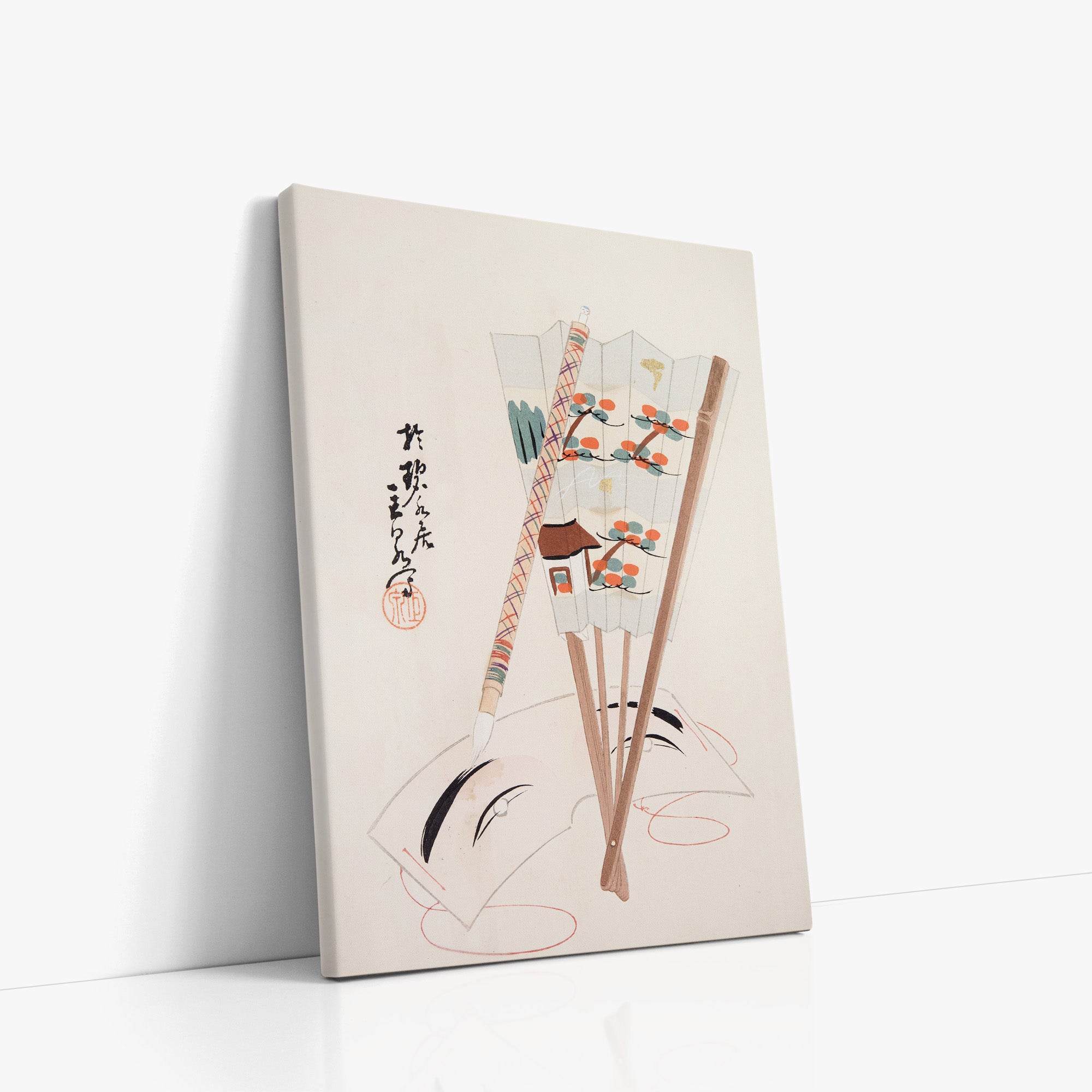 Kyosen's Collected Illustrations of Japanese Toys Nr. 97 ("Artistic Festival Fan")